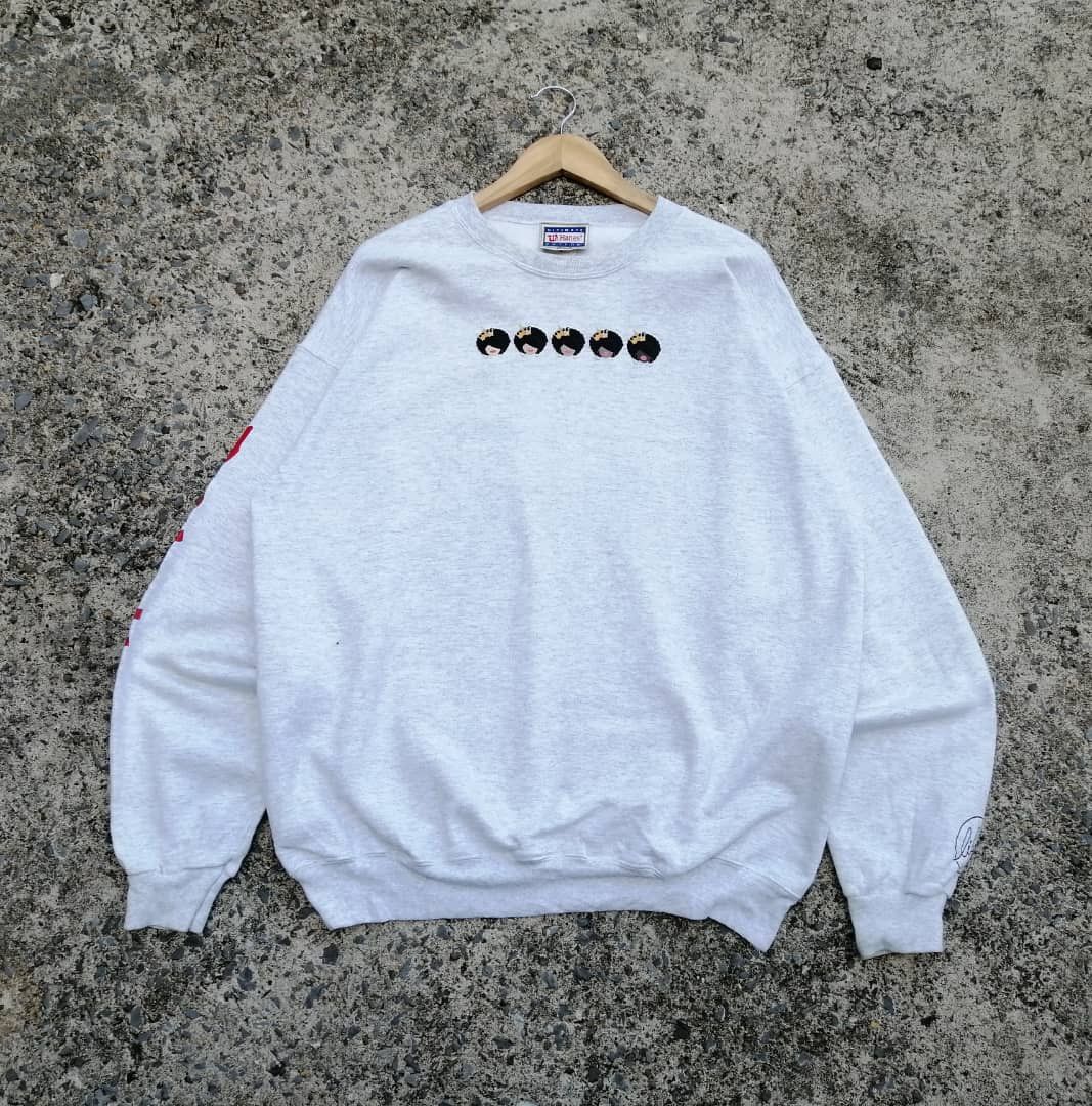 Hanes × Vintage Vintage Hanes The Queens Sweatshirt Size US L / EU 52-54 / 3 - 1 Thumbnail