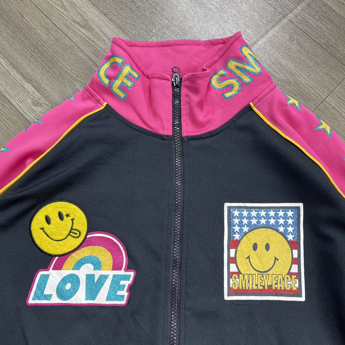 Angel Blue 2000s Hysteric Glamour Style Smile Face Star Track Jacket Size US S / EU 44-46 / 1 - 10 Thumbnail