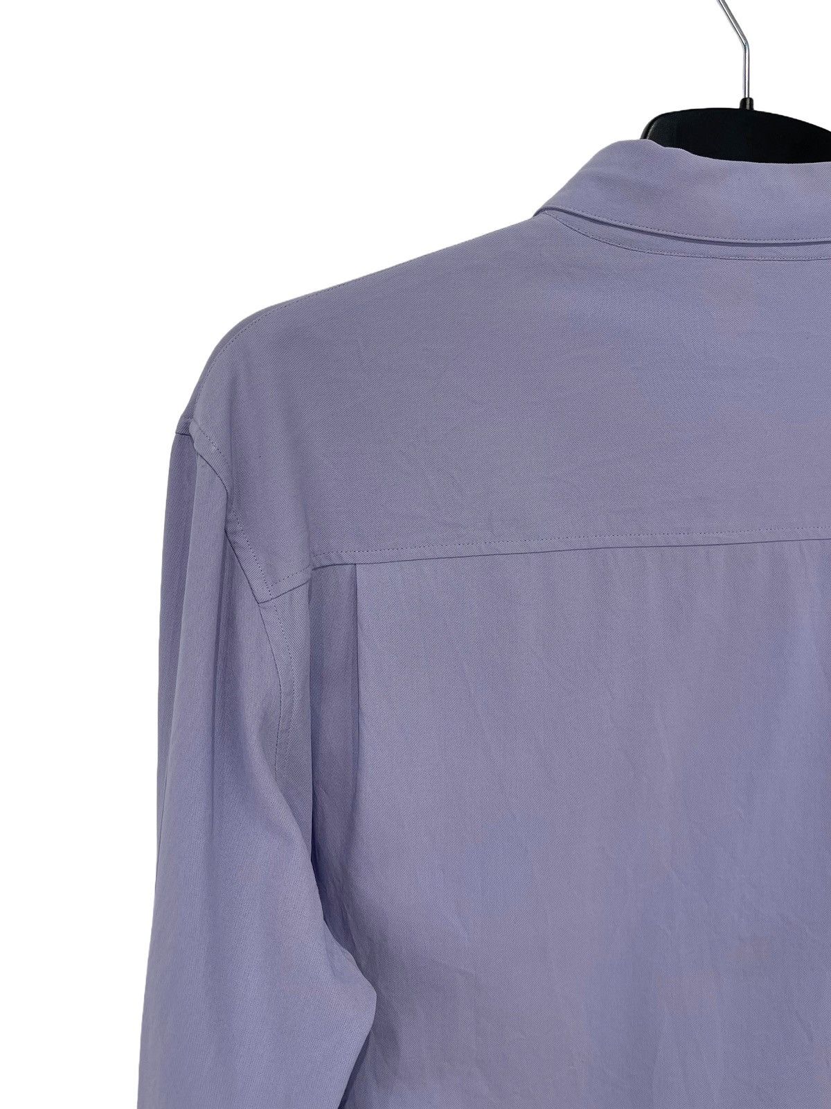 Haider Ackermann Relaxed Hidden Button Placket shirt in Lilac Size US L / EU 52-54 / 3 - 4 Thumbnail