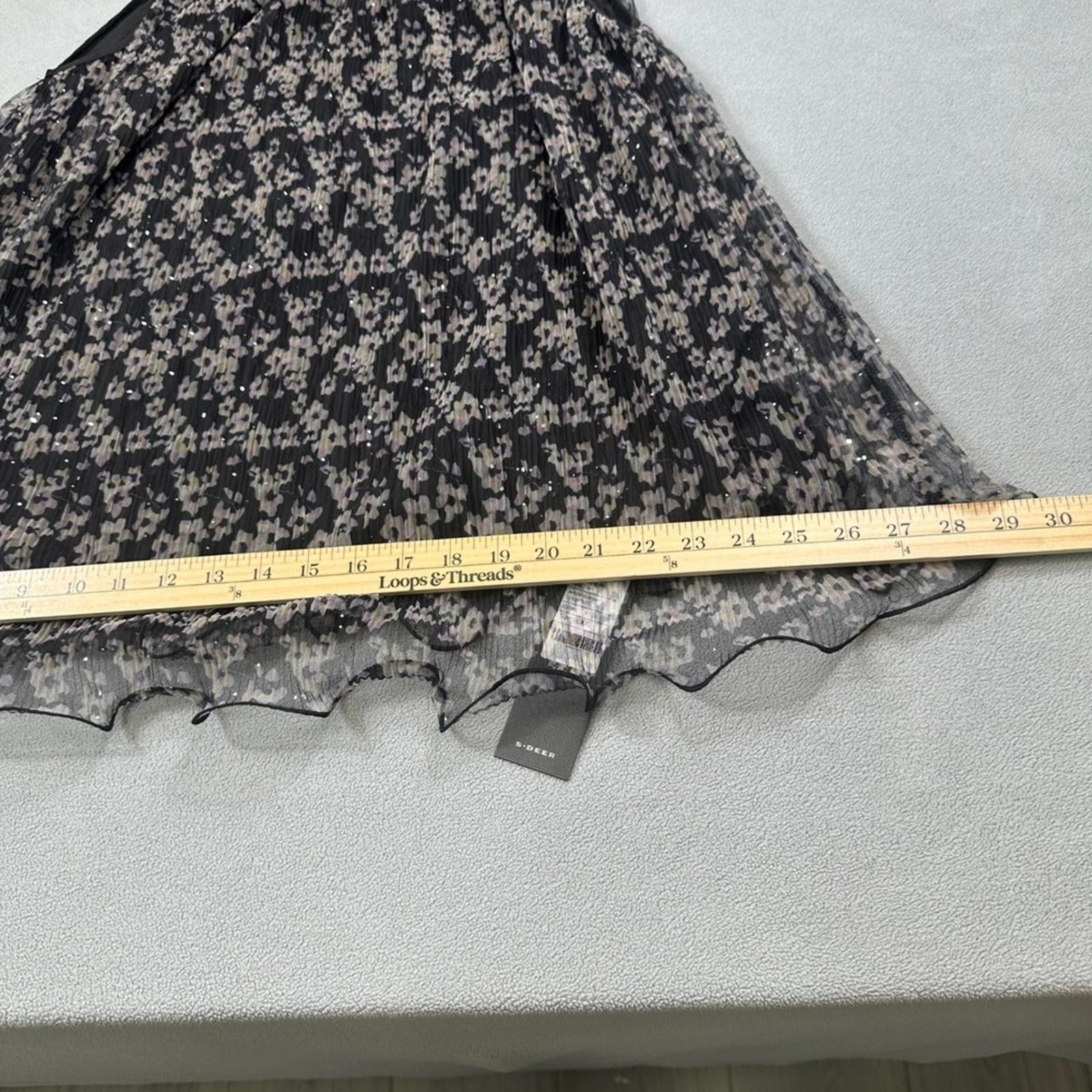 Other S.DEER Tank Top Women XXL Floral Pleated Trim Strap Blouse Size XXL / US 16-18 / IT 52-54 - 5 Thumbnail