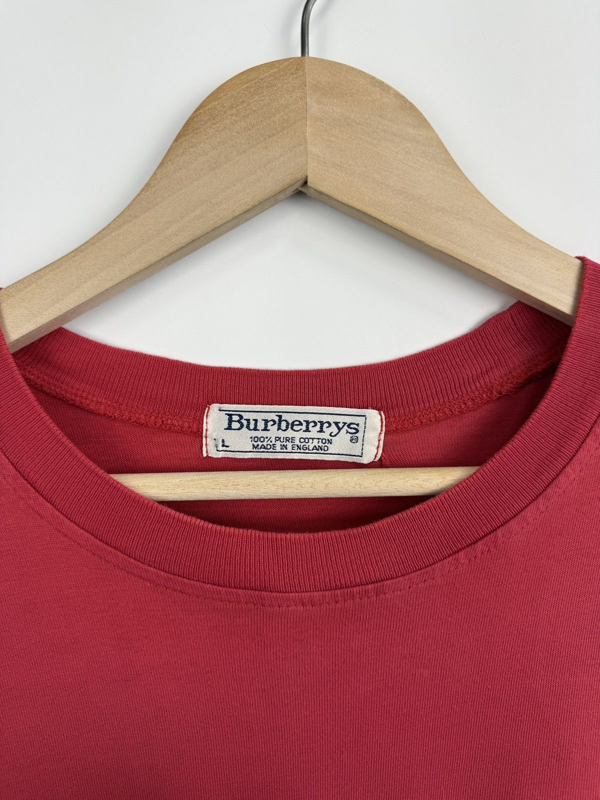 Burberry 🇬🇧 Vintage 90s Burberry London T-Shirt Retro Rare Y2K Size US L / EU 52-54 / 3 - 5 Thumbnail