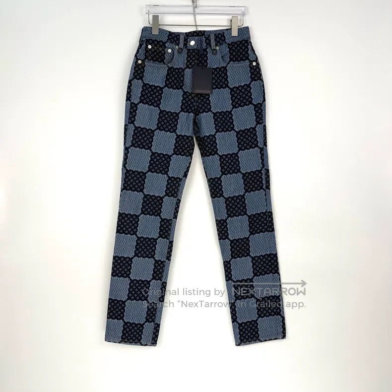 Louis Vuitton Louis Vuitton Washed blue checkerboard presbyopic leather Size US 36 / EU 52 - 3 Thumbnail