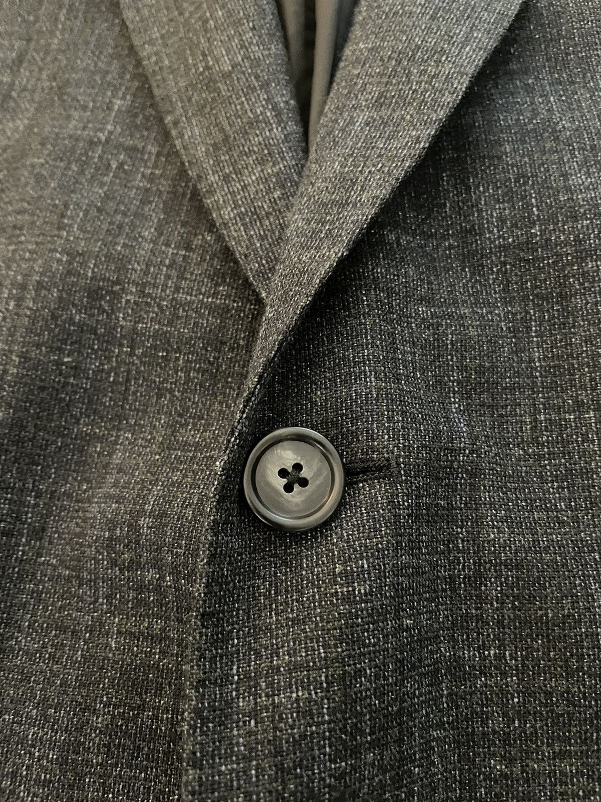 Z Zegna Wool-Cotton Notch Lapel Jacket Size 40L - 3 Thumbnail