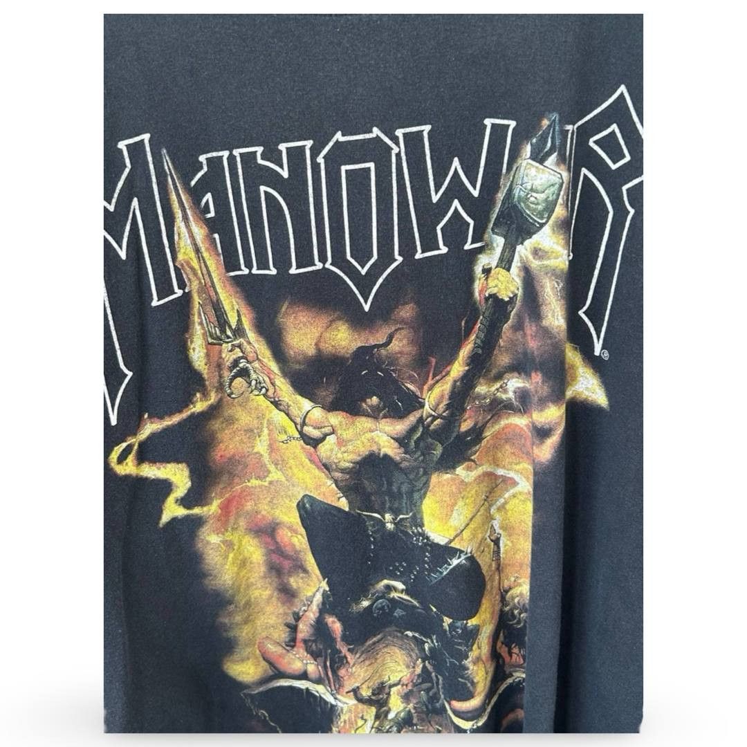 Band Tees Manowar triumph of steel band tshirt Size US XXL / EU 58 / 5 - 5 Thumbnail