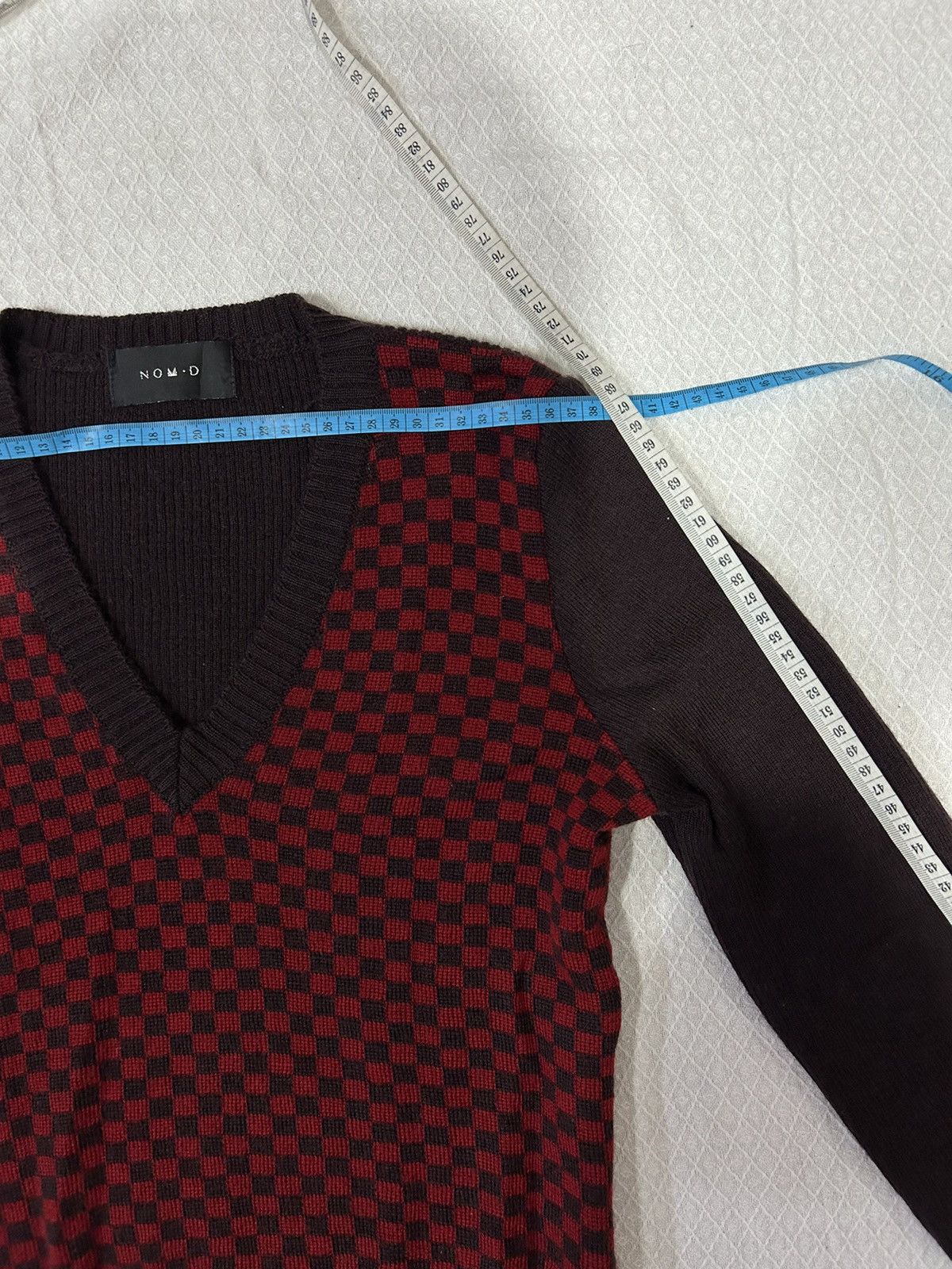 Other NOM.D Plaid Knitted IsseyMiyake Long Sleeve Size US M / EU 48-50 / 2 - 8 Thumbnail