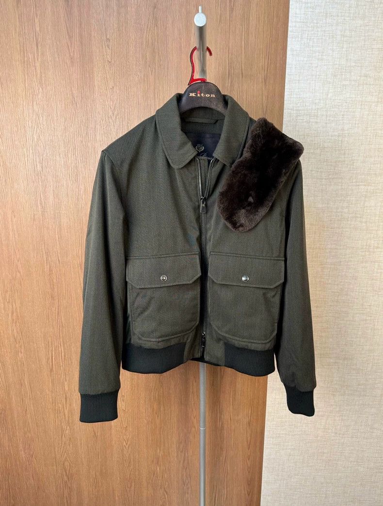 Loro Piana LORO PIANA The clerk jacket is 100% small wool with a deta Size US M / EU 48-50 / 2 - 9 Thumbnail