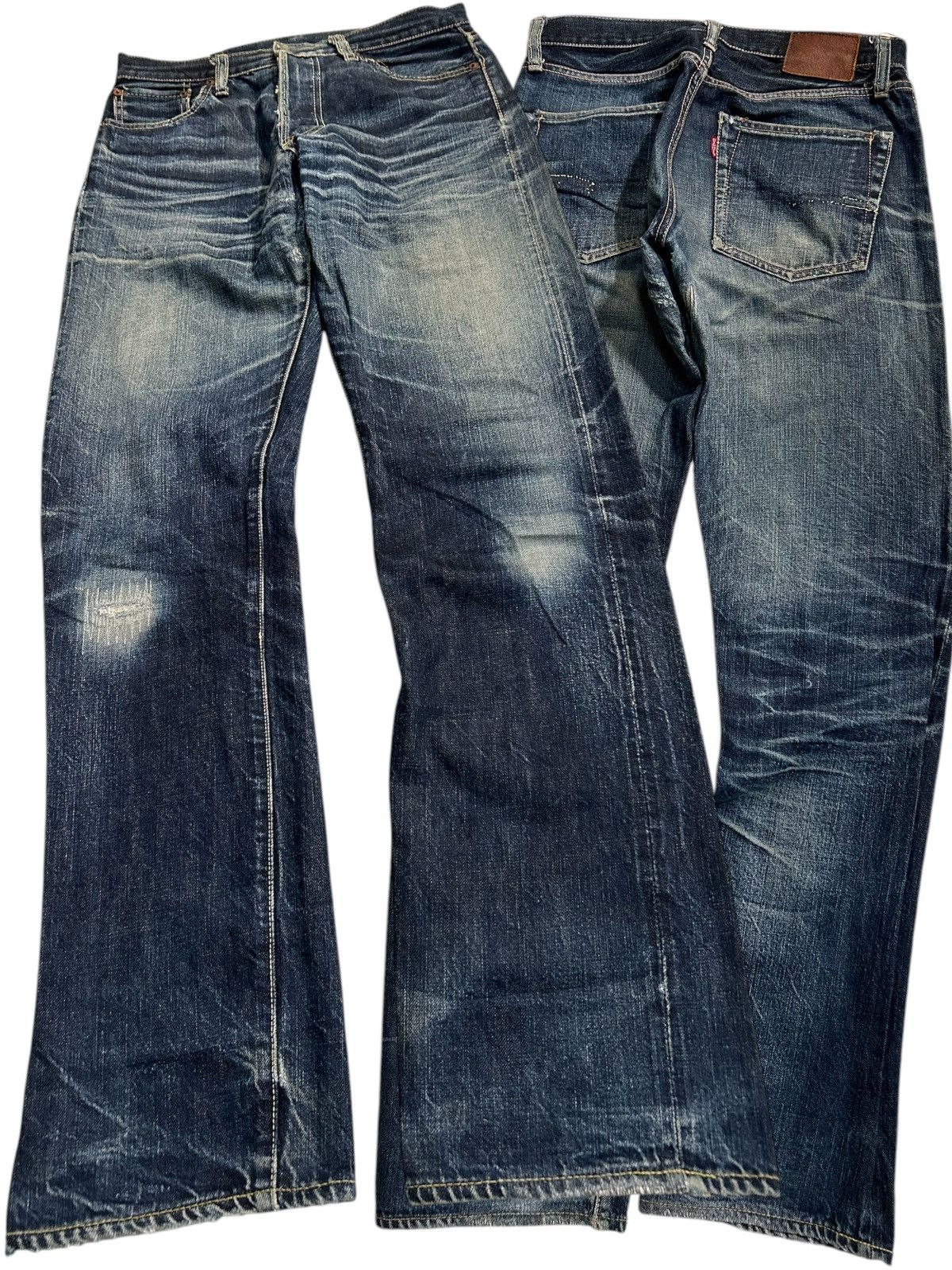 Japanese Brand × Kapital × Vintage eight-G Selvedge Distressed Japanese Denim Jeans Size US 29 - 1 Thumbnail