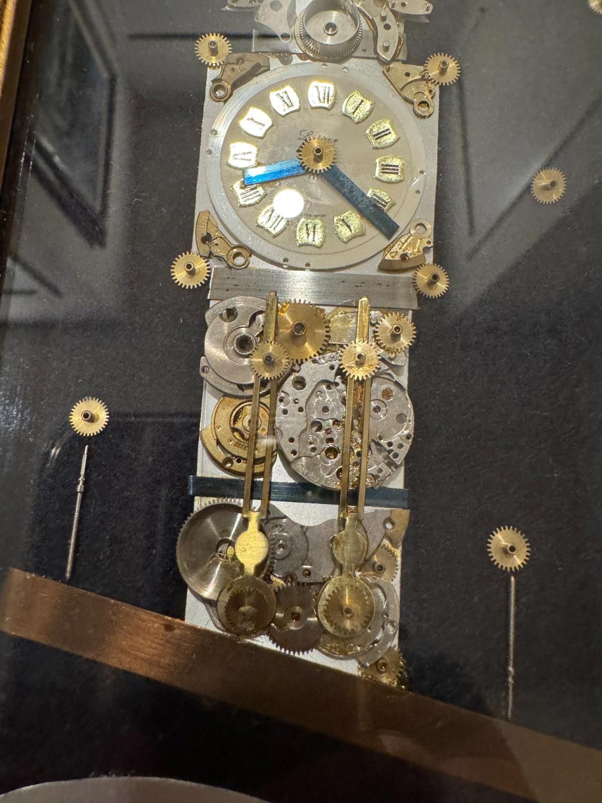 Other Vintage Framed Big Ben London Horological Collage Watch Part Size ONE SIZE - 6 Thumbnail