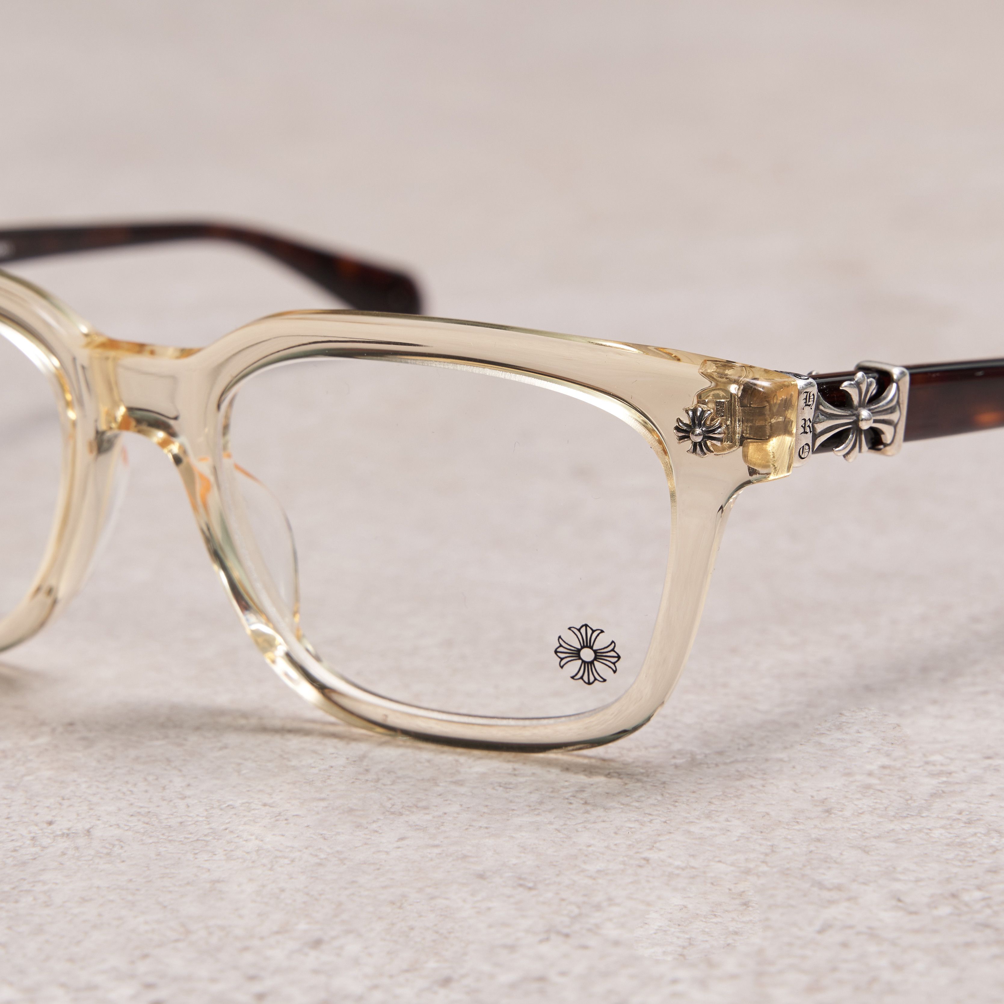 Chrome Hearts ✨RARE CHROME HEARTS COX UCKER Pale Ale-Havana Tortoise Size ONE SIZE - 3 Thumbnail