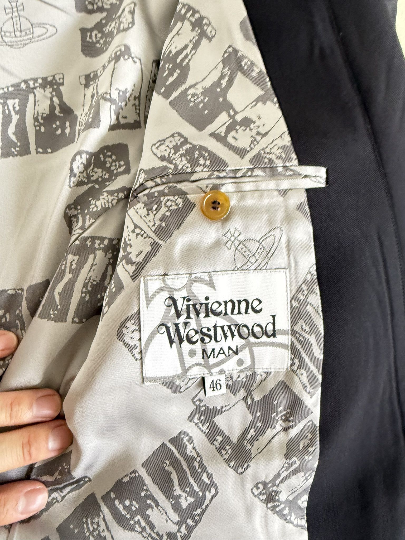 Vivienne Westwood Rare Assymetrical Suit with Trailing Sash XS Size 46R - 5 Thumbnail
