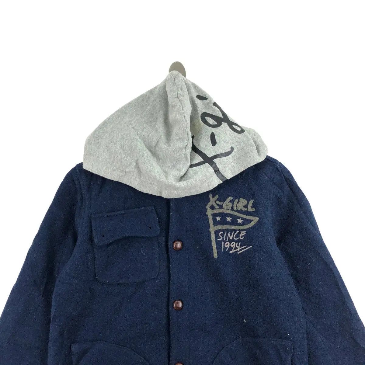 Xlarge 2000 Collection X-GIRL X-LARGE Clothing Skate Hoodie Varsity Size M / US 6-8 / IT 42-44 - 2 Thumbnail