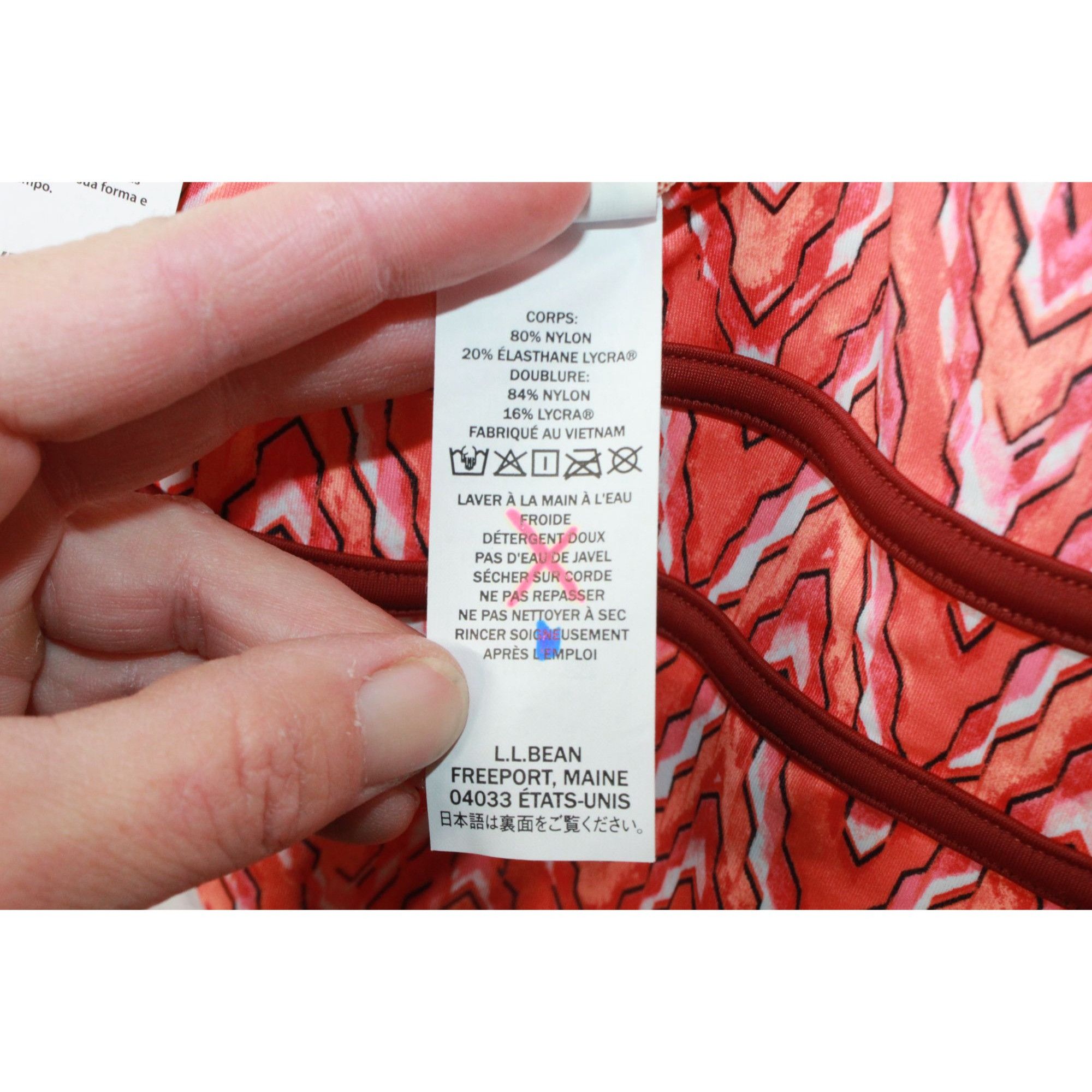 L.L. Bean LL Bean Tankini Swimsuit Top Lined Cups Print Size 4 Size S / US 4 / IT 40 - 9 Thumbnail