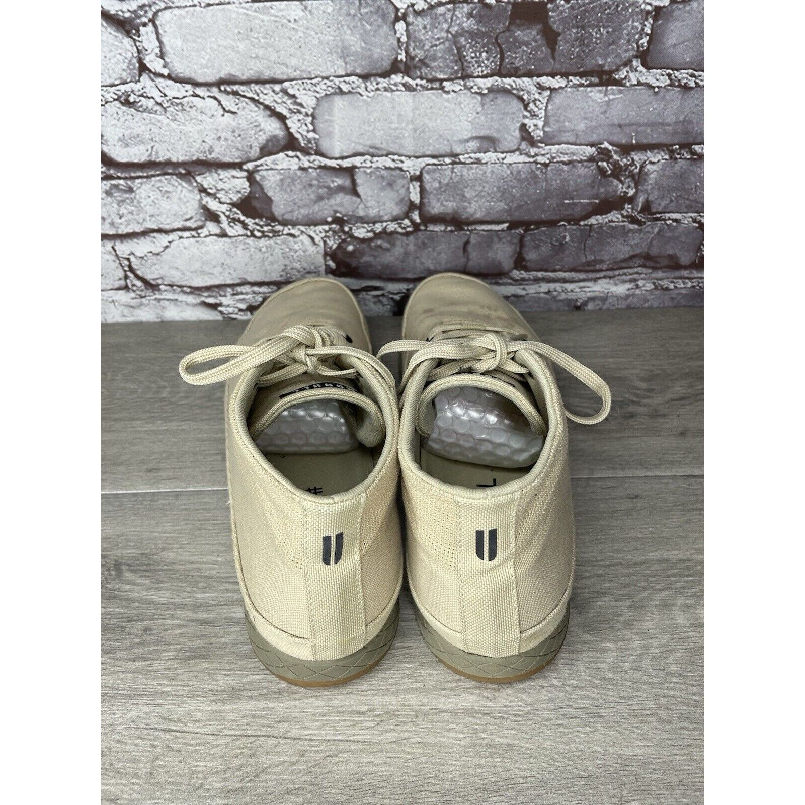 Other Nobull Mid Desert Trainer Canvas Beige Fabric Lace Up Sneake Size US 13 / EU 46 - 14 Thumbnail