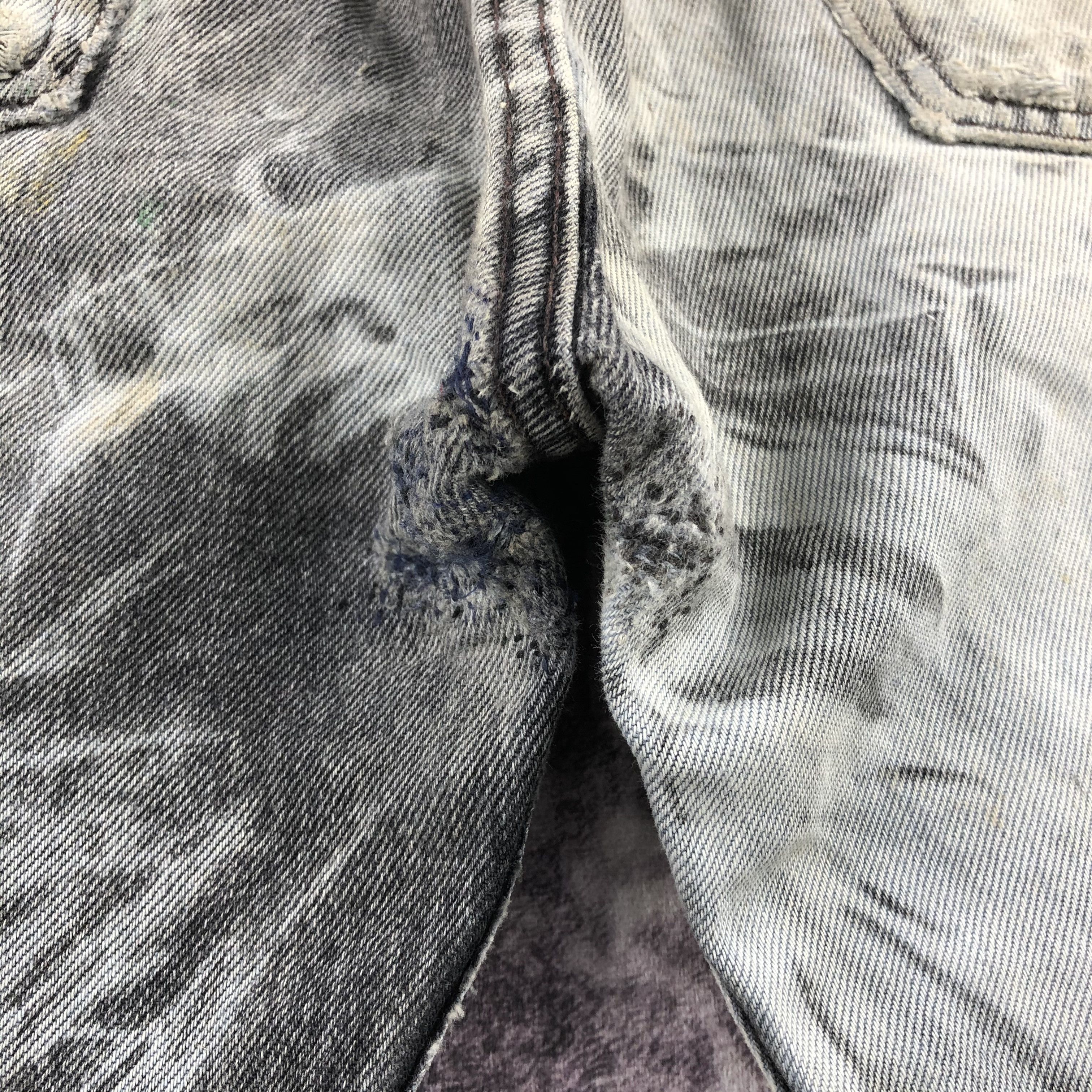 Levi's Vintage 90s Bleached Levis 501 Jeans-JM2512 Size US 34 / EU 50 - 8 Thumbnail