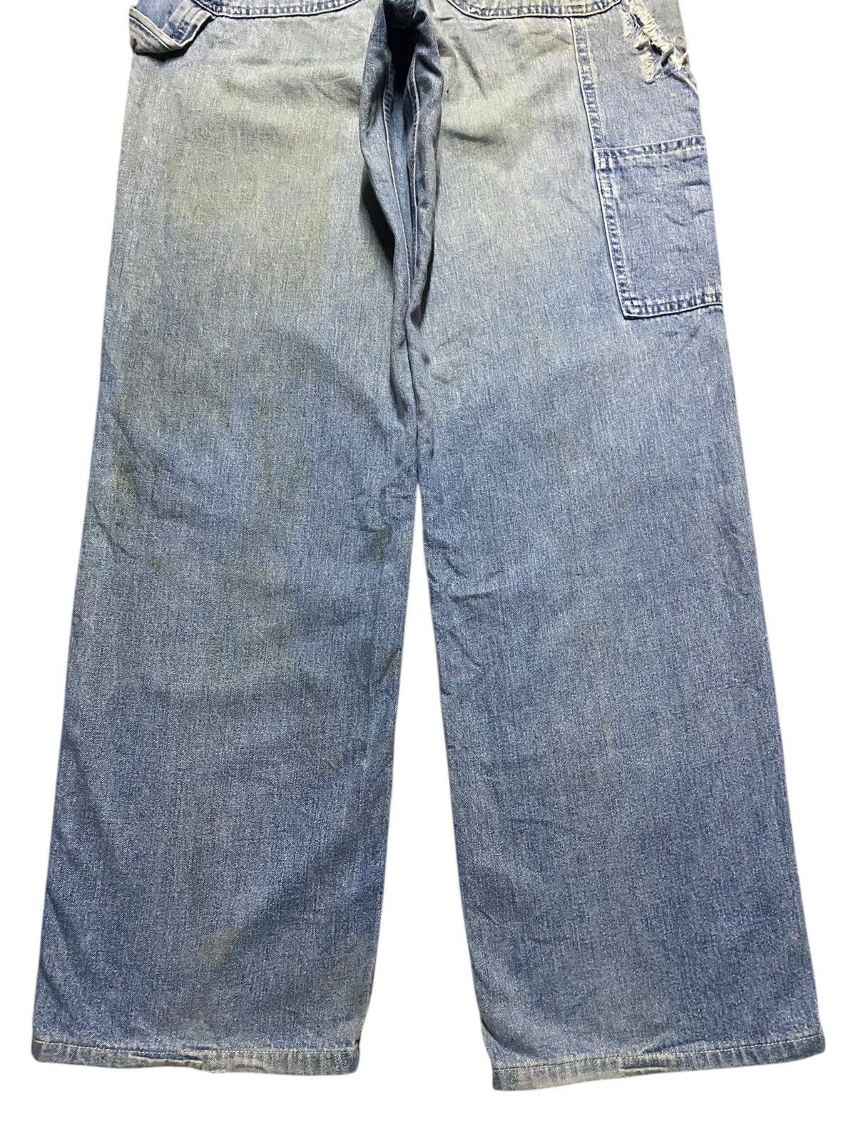 Levi's Vintage Clothing Vintage Levis Japan Big E White Tab Carpenter Baggy Jeans Size US 27 - 6 Thumbnail
