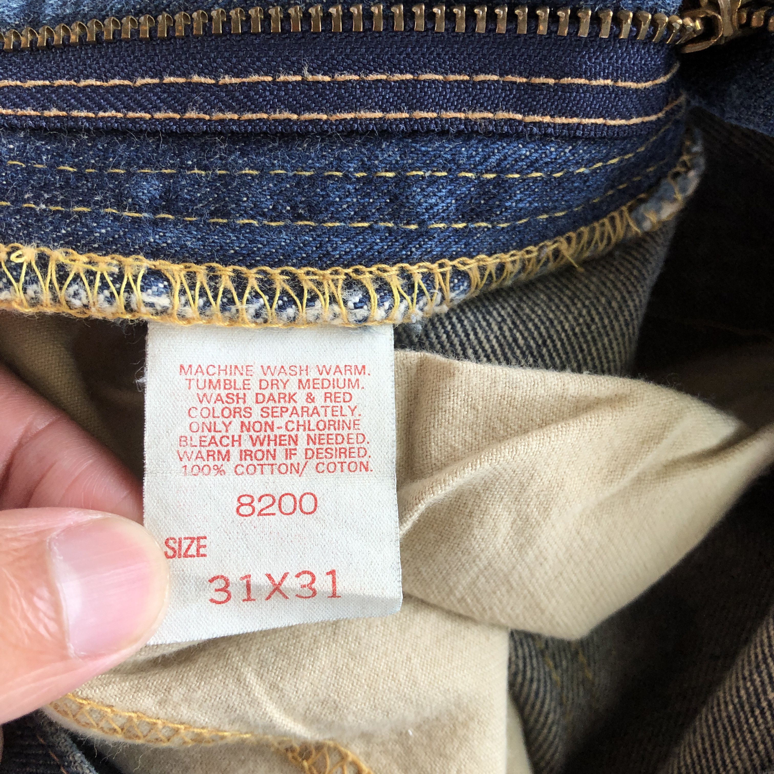 Lee Vintage Lee Selvedge Jeans Redline Lee Sanforized Denim Size 28" / US 6 / IT 42 - 8 Thumbnail