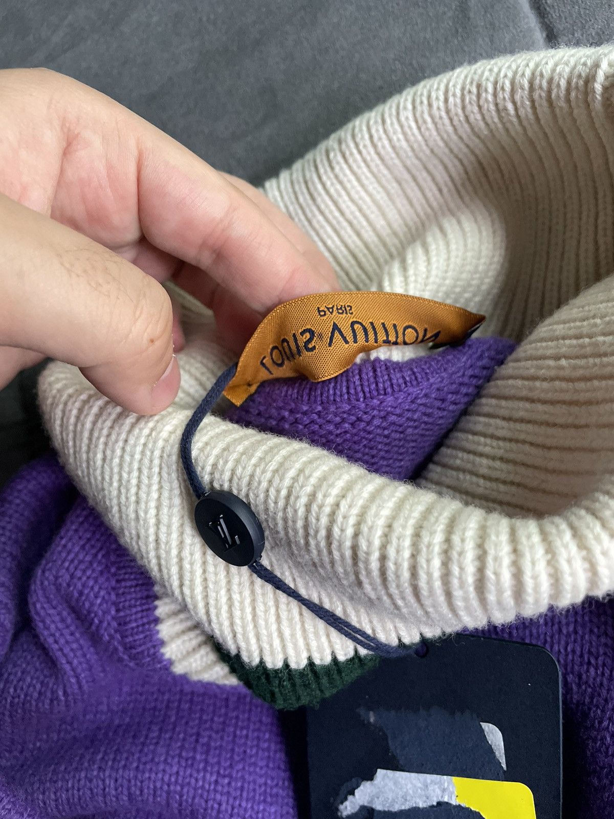 Louis Vuitton Louis Vuitton Purple Malletier Rollneck Pullover Size US XL / EU 56 / 4 - 13 Thumbnail