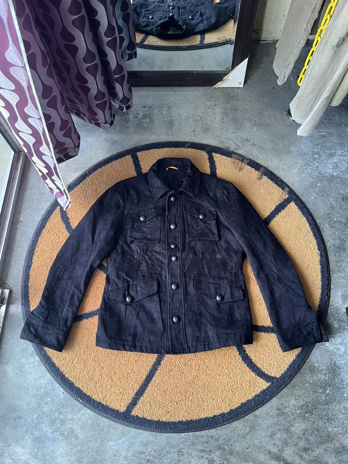 Takeo Kikuchi 🔥Vintage Takeo Kikuchi Suede Button Jacket Size US S / EU 44-46 / 1 - 2 Thumbnail