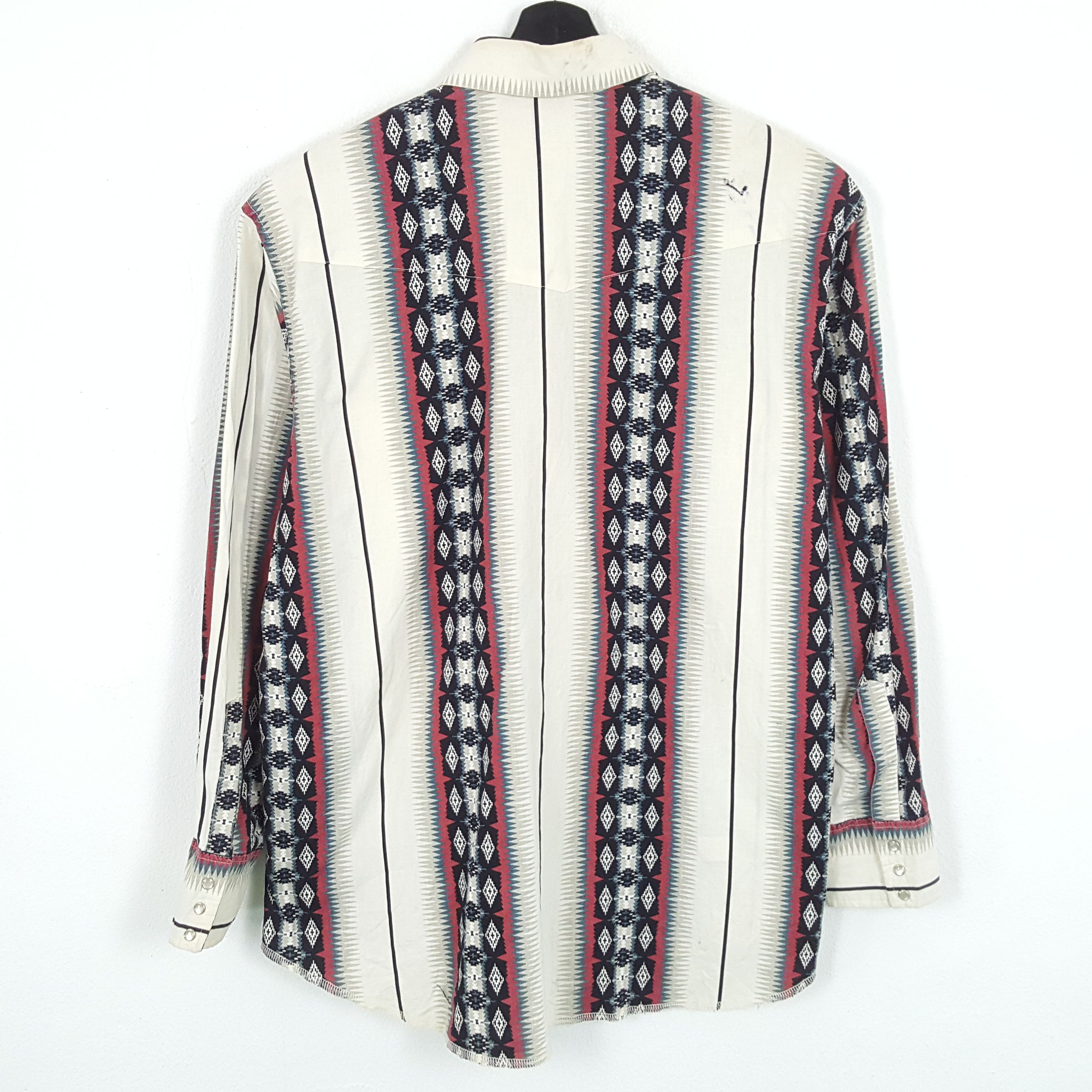 Vintage × Wrangler WRANGLER American Classic Fashion Style Casual Shirt Size US XL / EU 56 / 4 - 3 Thumbnail