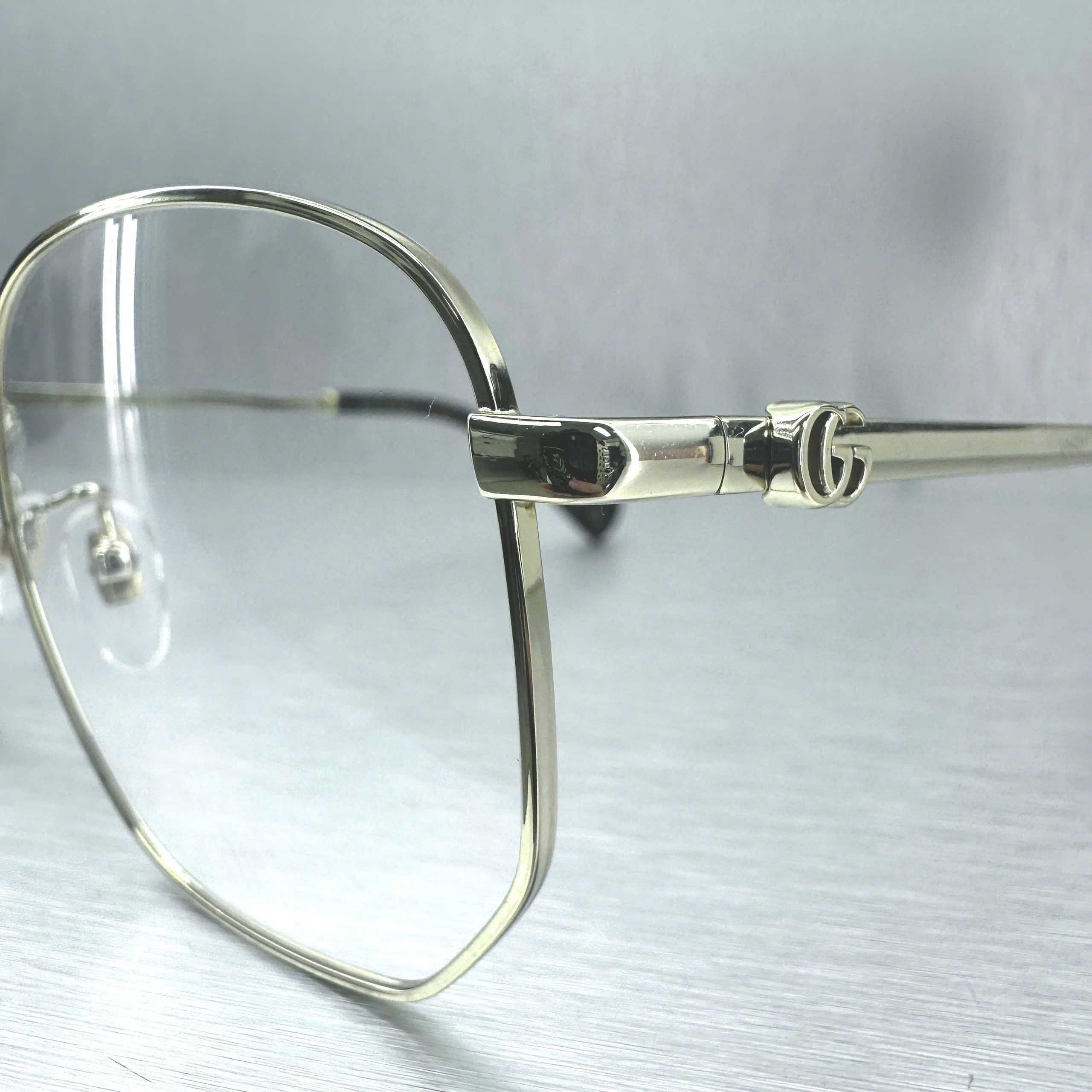Gucci GUCCI GG1420OK 001 Eyeglasses GOLD Size ONE SIZE - 6 Thumbnail