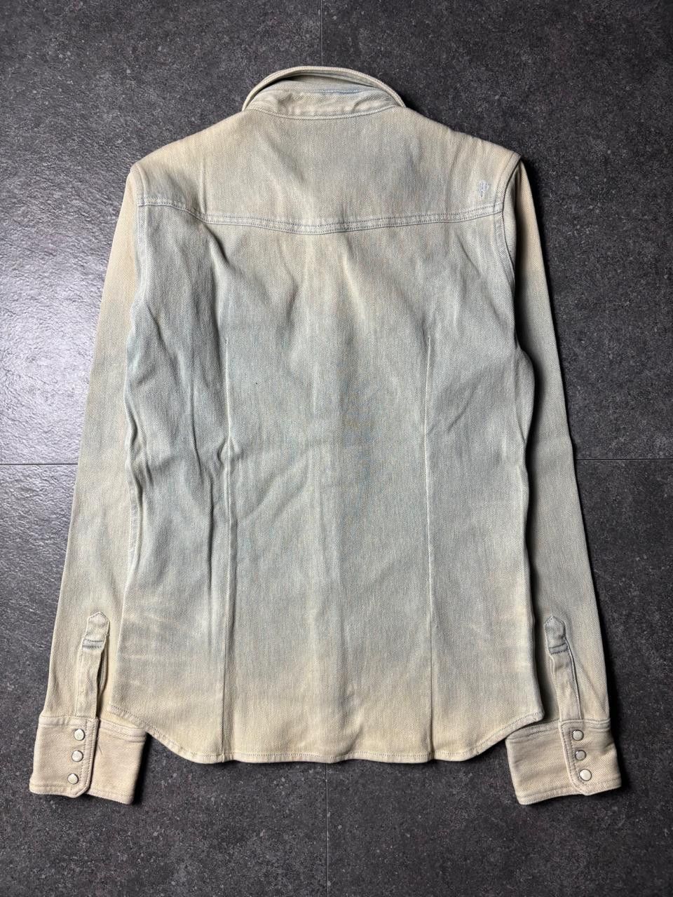 Japanese Brand 2000s NO ID Mud-Wash Western Shirt Size US S / EU 44-46 / 1 - 10 Thumbnail