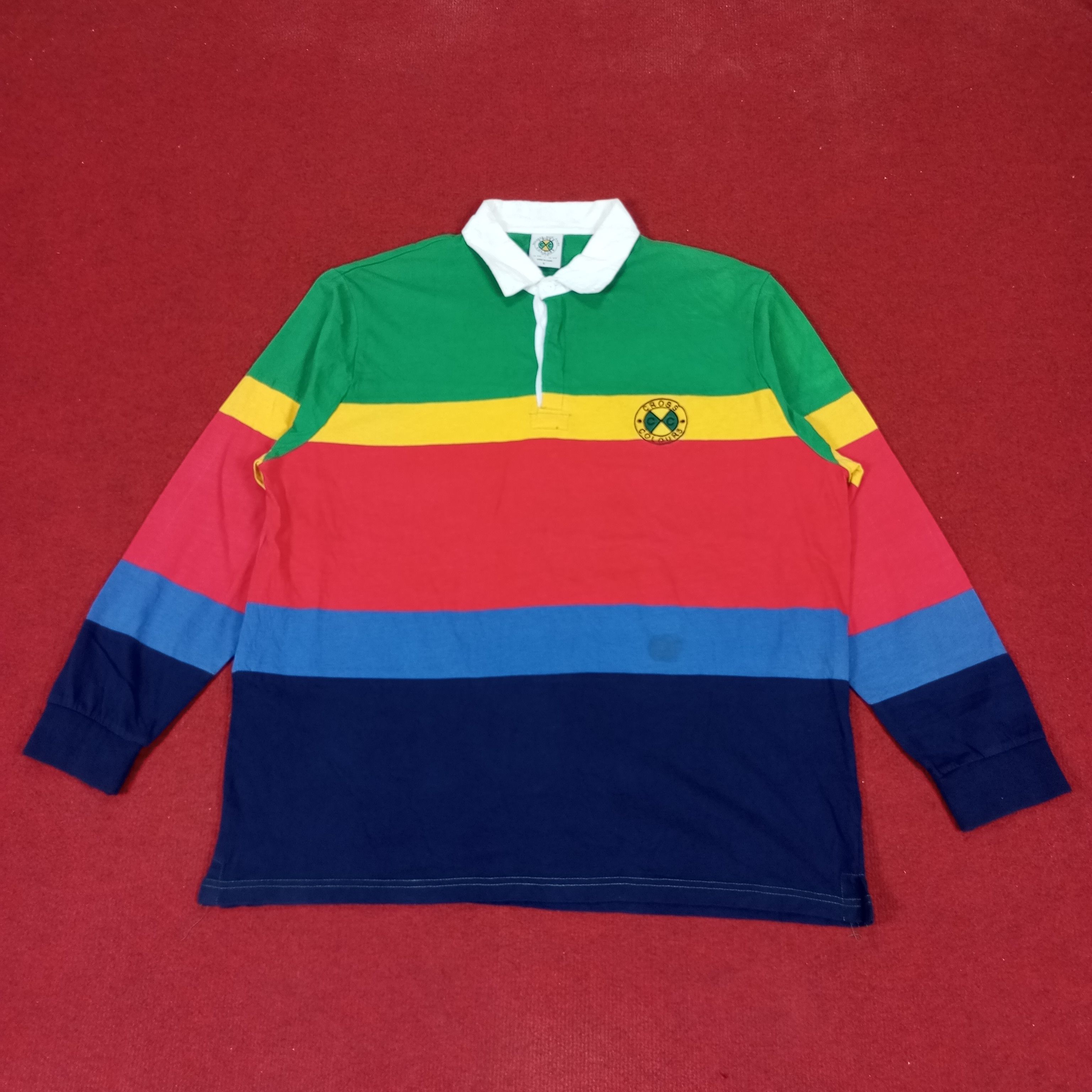 Cross Colours × Vintage Cross Colour Nice Design Fashion Style Long Sleeve Polos Size US L / EU 52-54 / 3 - 1 Thumbnail