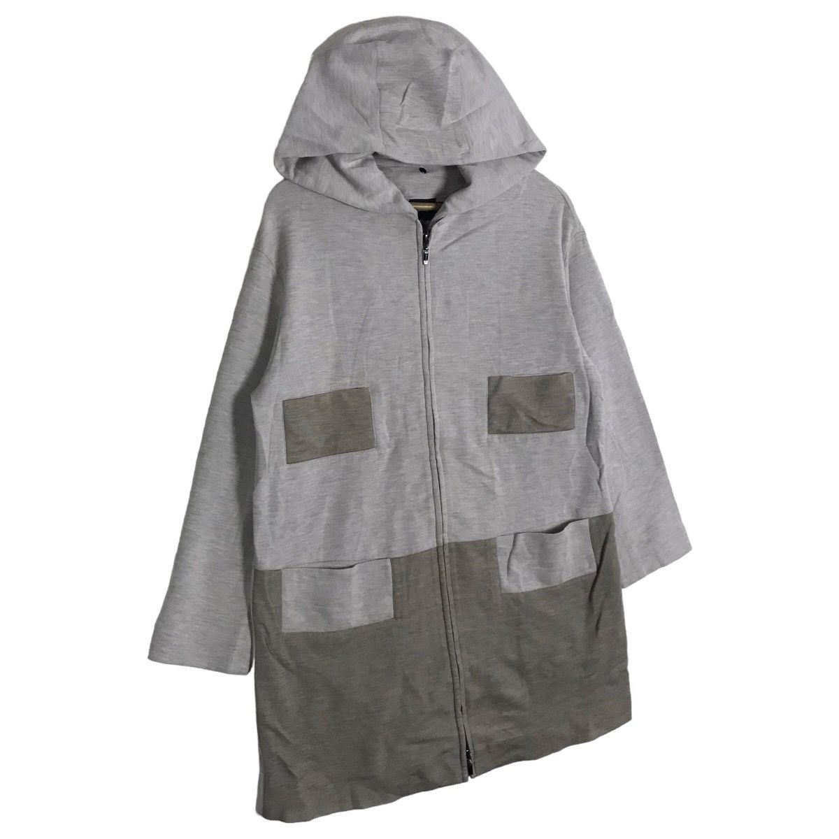 Hiroko Koshino Bis Hoodie Parka Long Jacket