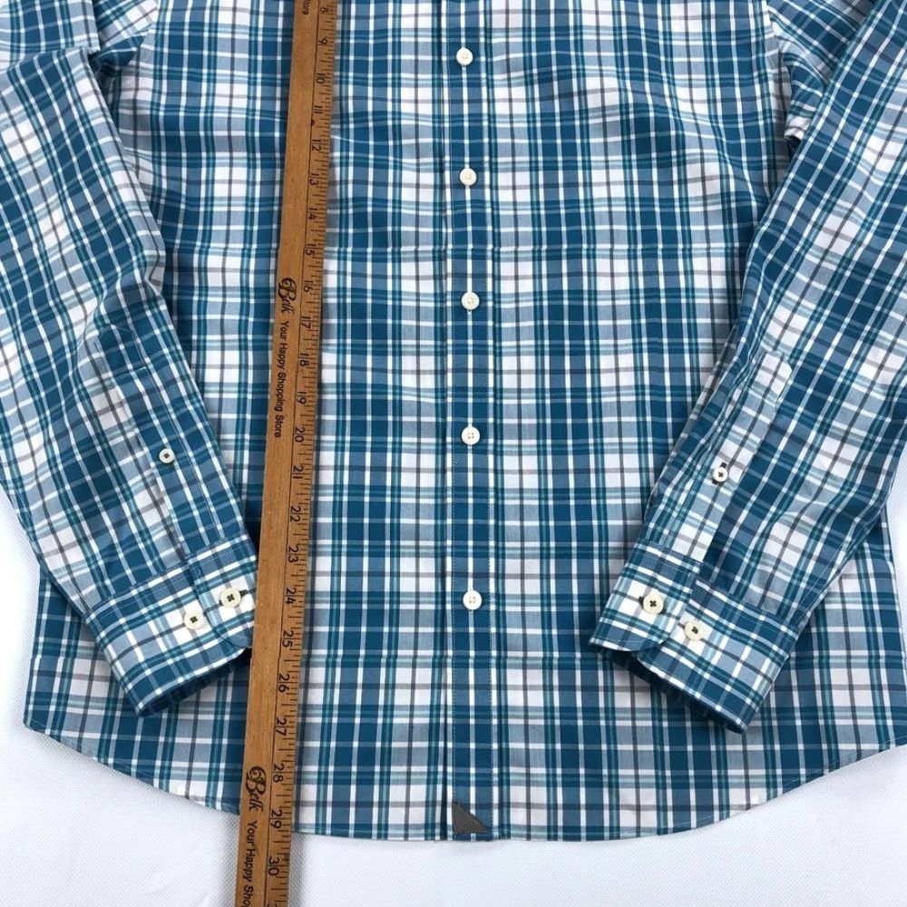 UNTUCKit UNTUCKit Maxville WF Men's L Slim Fit Wrinkle Free Plaid Button Down Shirt Size US L / EU 52-54 / 3 - 5 Thumbnail