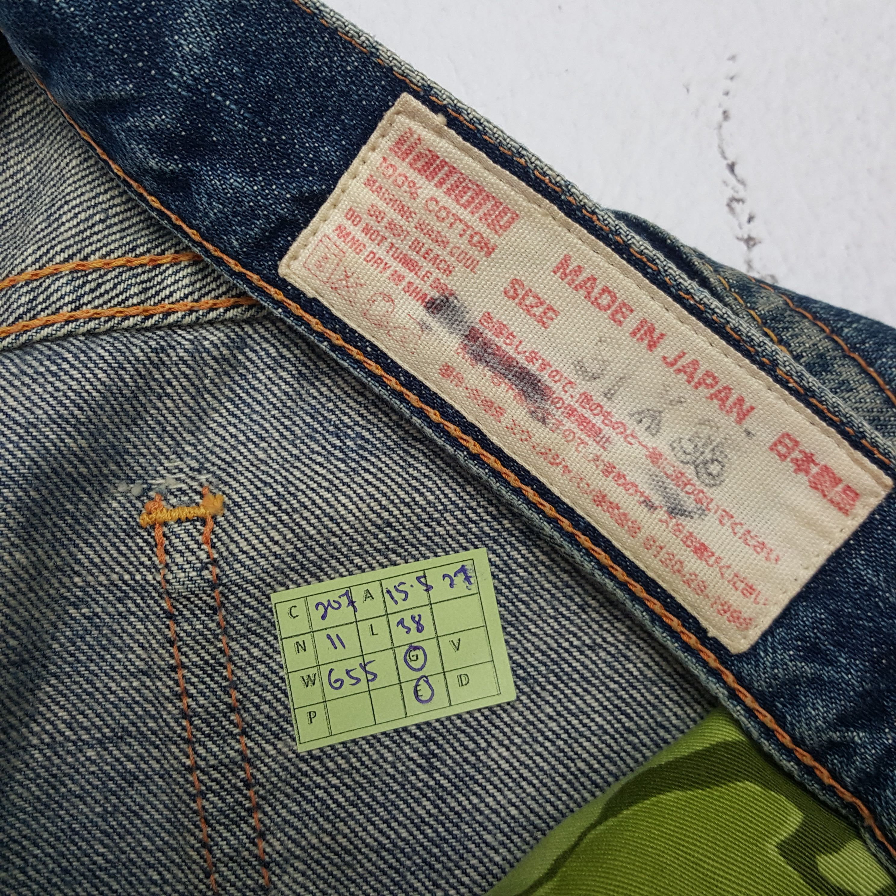 Japanese Brand × Vintage Vintage Evisu Yamane Japanese Brand Custom Denim Jeans Size US 31 - 8 Thumbnail