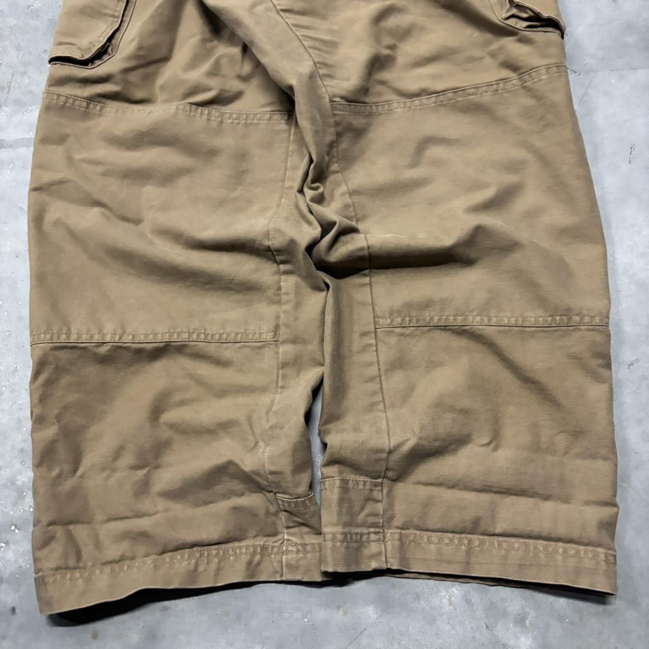 Japanese Brand × Vintage Crazy Vintage Y2K/2000s Baggy Khaki Brown Skater Style Cargo Pants! Size US 40 / EU 56 - 6 Thumbnail