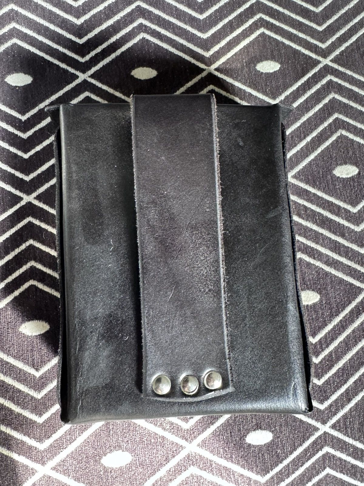 Other Handmade black leather belt bag holds essentials Size ONE SIZE - 2 Thumbnail