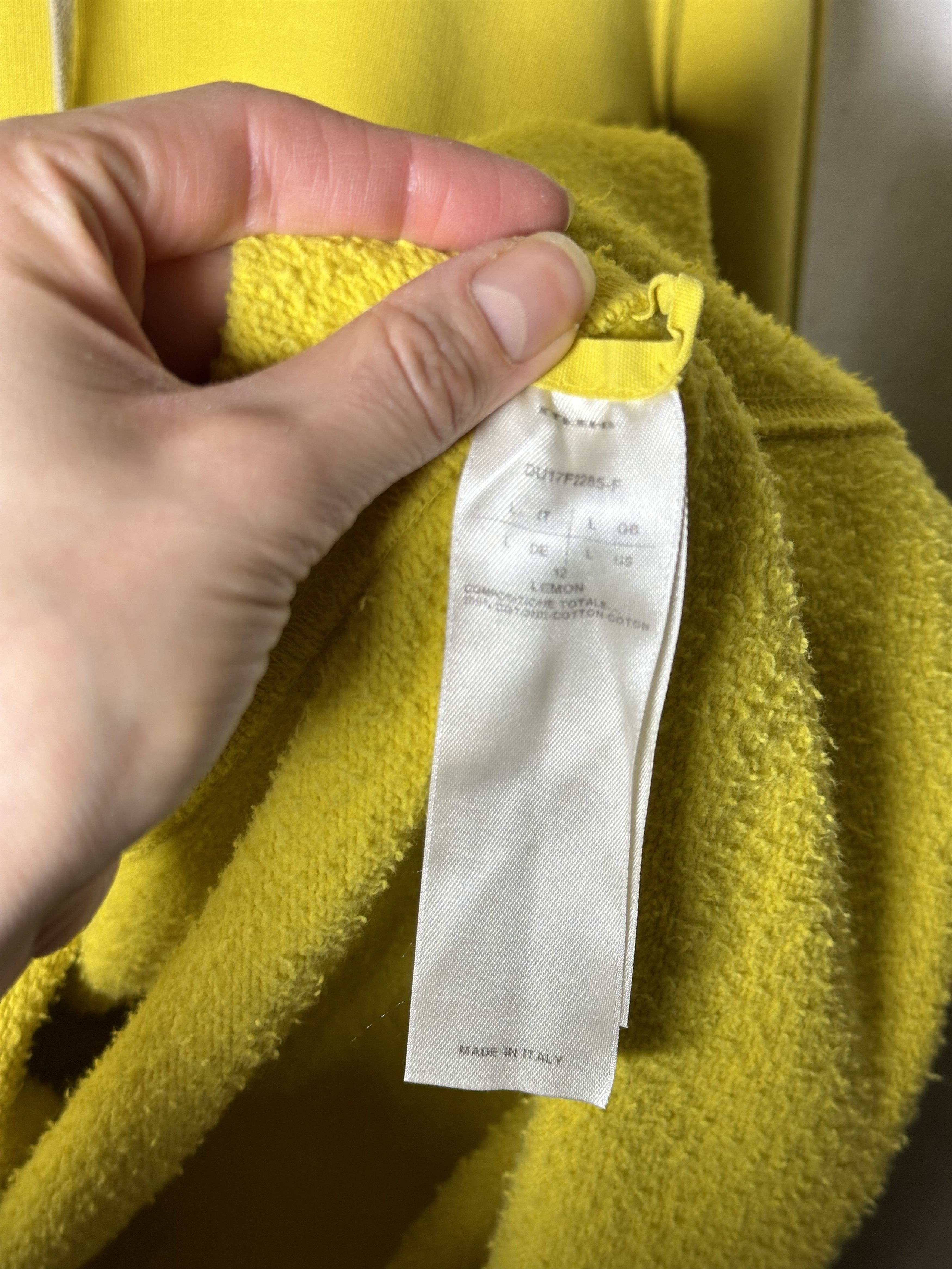 Rick Owens Drkshdw Rick Owens DRKSHDW Lemon Hoodie Size US L / EU 52-54 / 3 - 10 Thumbnail