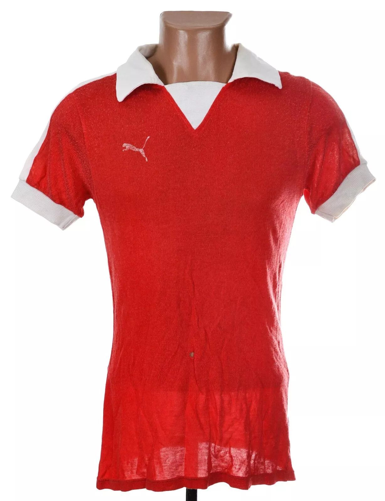 Puma PUMA VINTAGE 1970'S RED FOOTBALL SHIRT JERSEY SIZE S ADULT Size US S / EU 44-46 / 1 - 1 Thumbnail