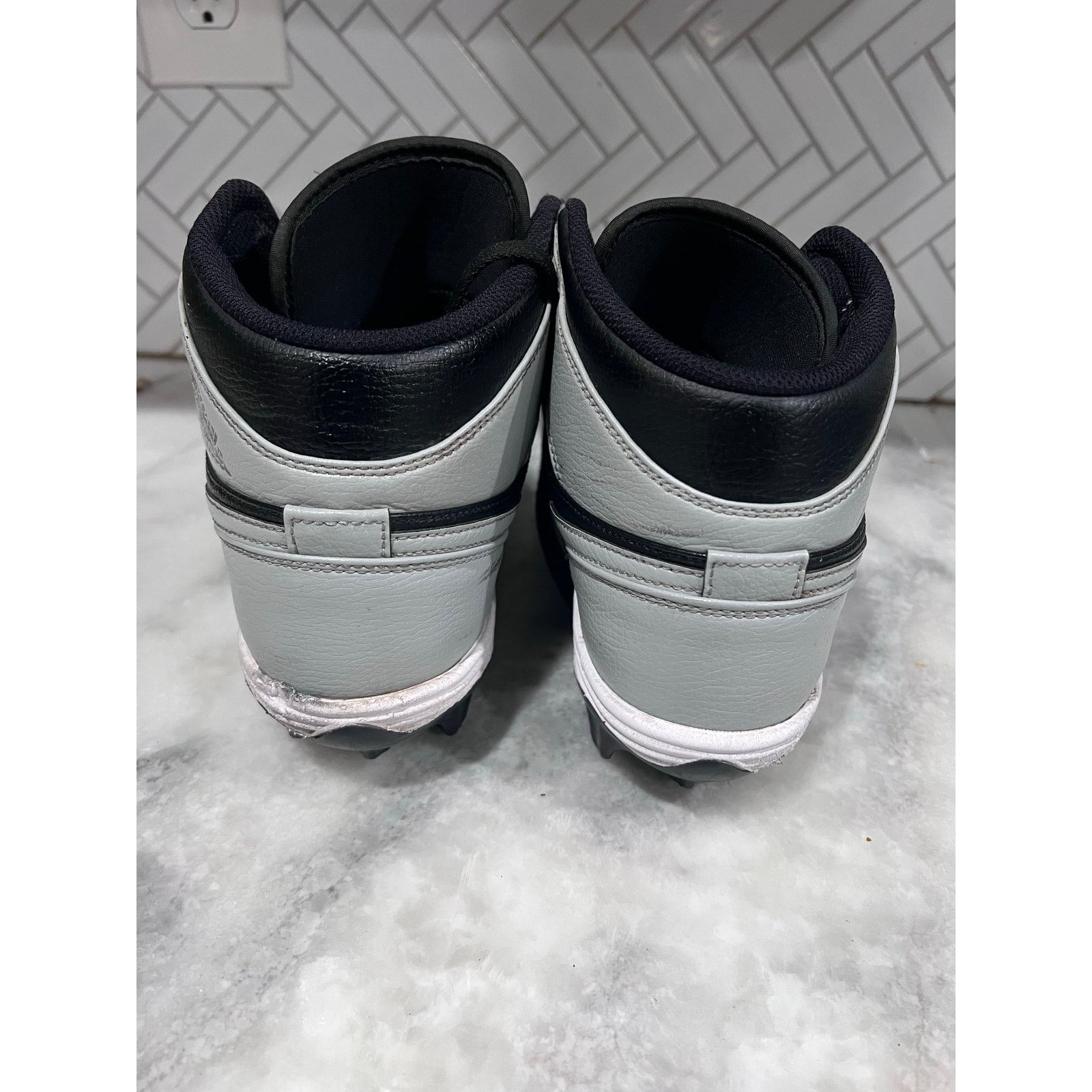 Jordan Brand Jordan 1 Mid TD 10.5 Football Cleats Shadow 2.0 FJ6805-002 Size US 10.5 / EU 43-44 - 9 Thumbnail