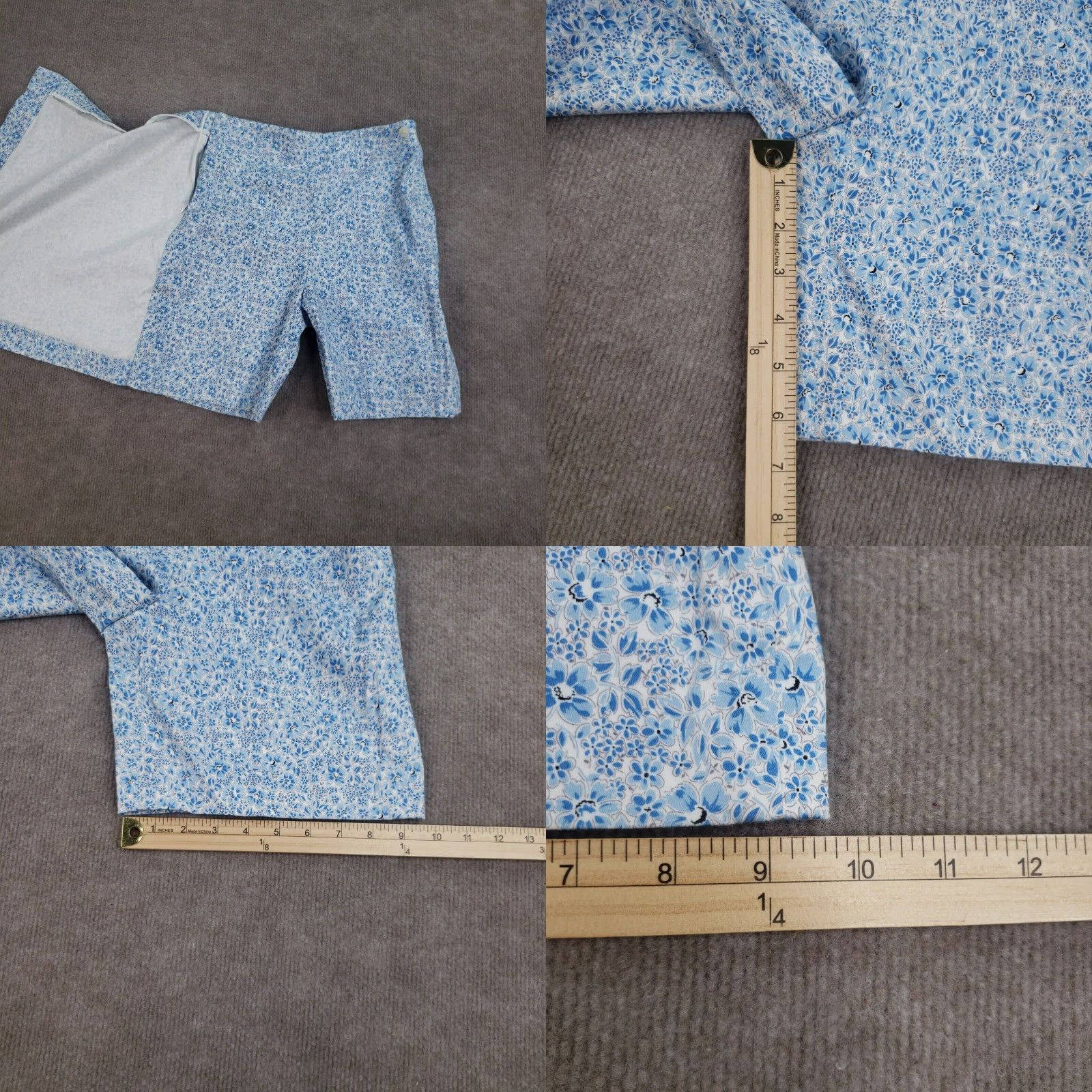 Ralph Lauren Ralph Lauren Golf Skort Womens 2 Blue Floral Faux Wrap Stretch Outdoor Size 26" / US 2 / IT 38 - 8 Thumbnail