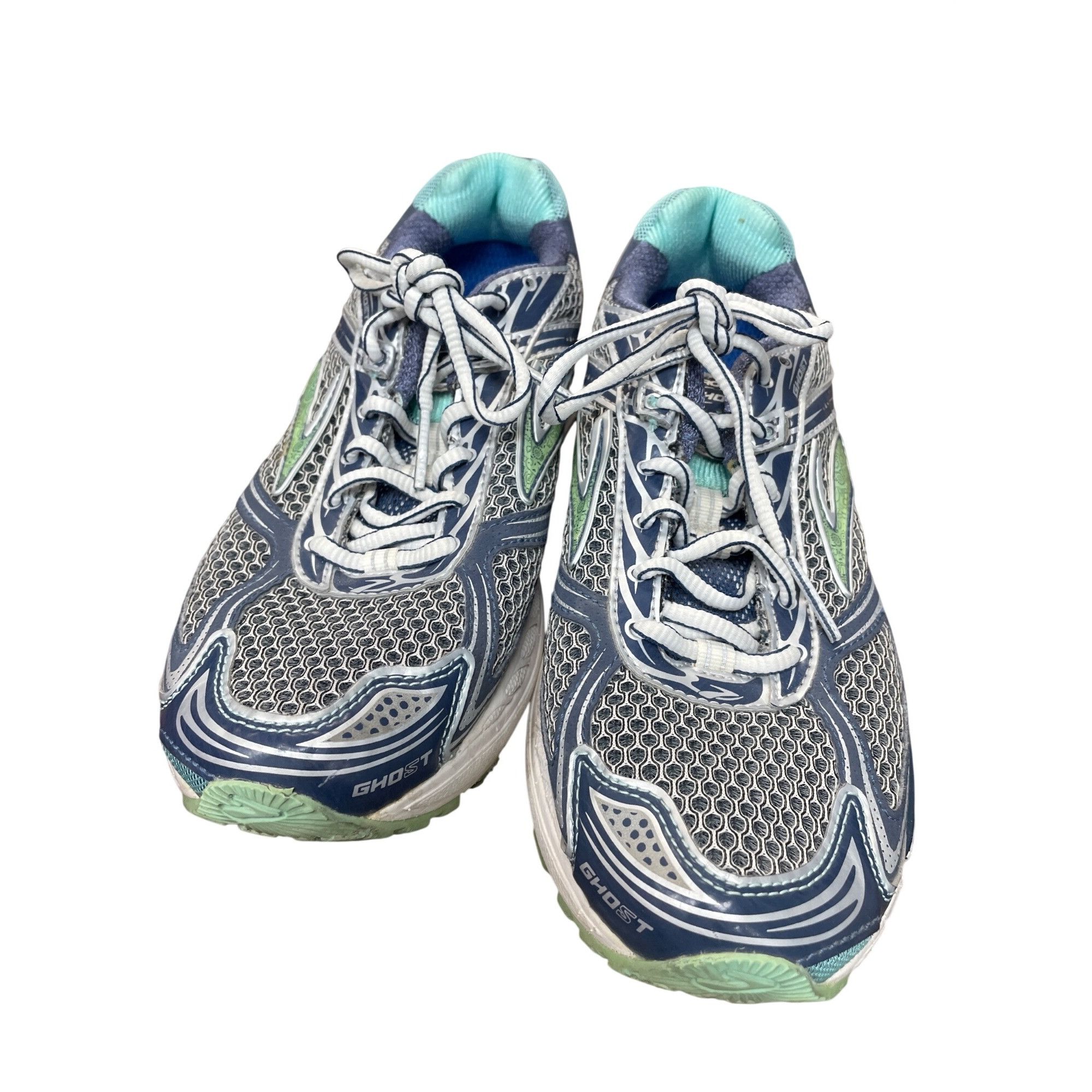 Brooks Brooks Ghost 5 Womans green purple running walk sneakers sz Size US 8.5 / IT 38.5 - 16 Thumbnail