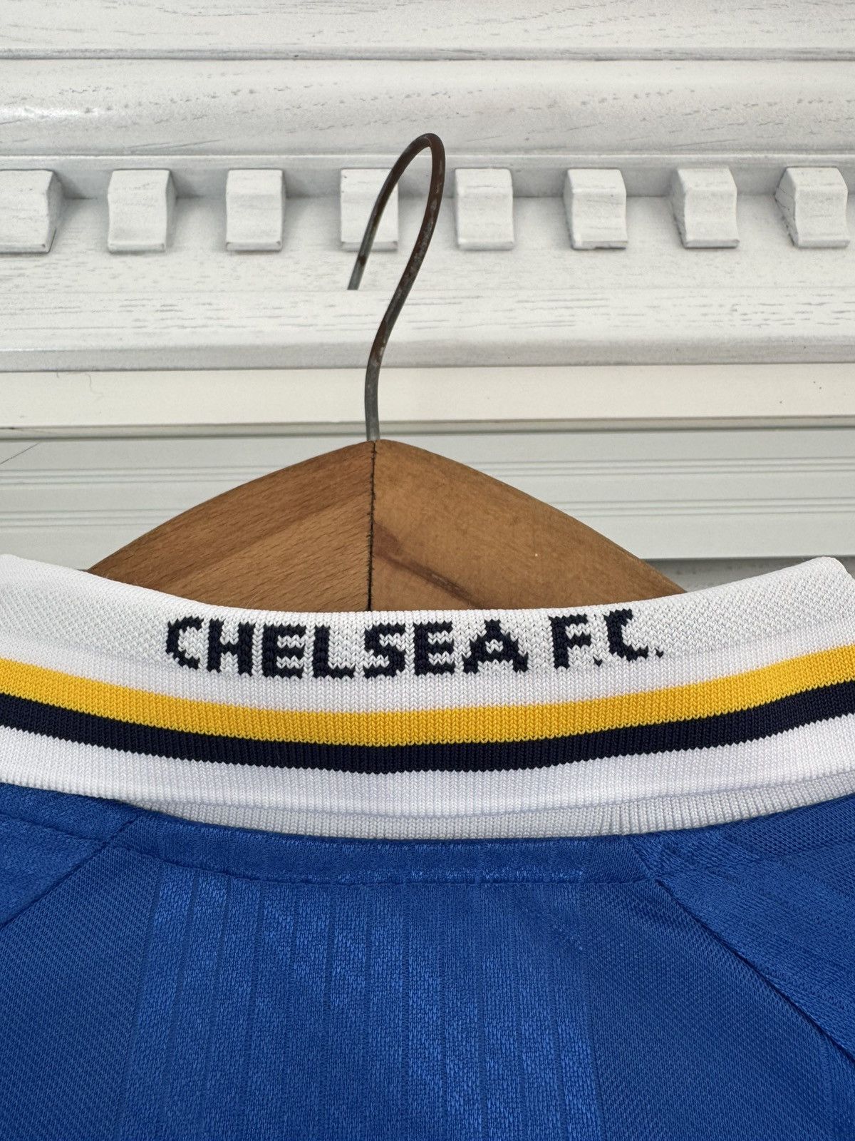 Umbro Vintage Chelsea 1997-1999 Score Draw Home Soccer Jersey Kit Size US S / EU 44-46 / 1 - 10 Thumbnail