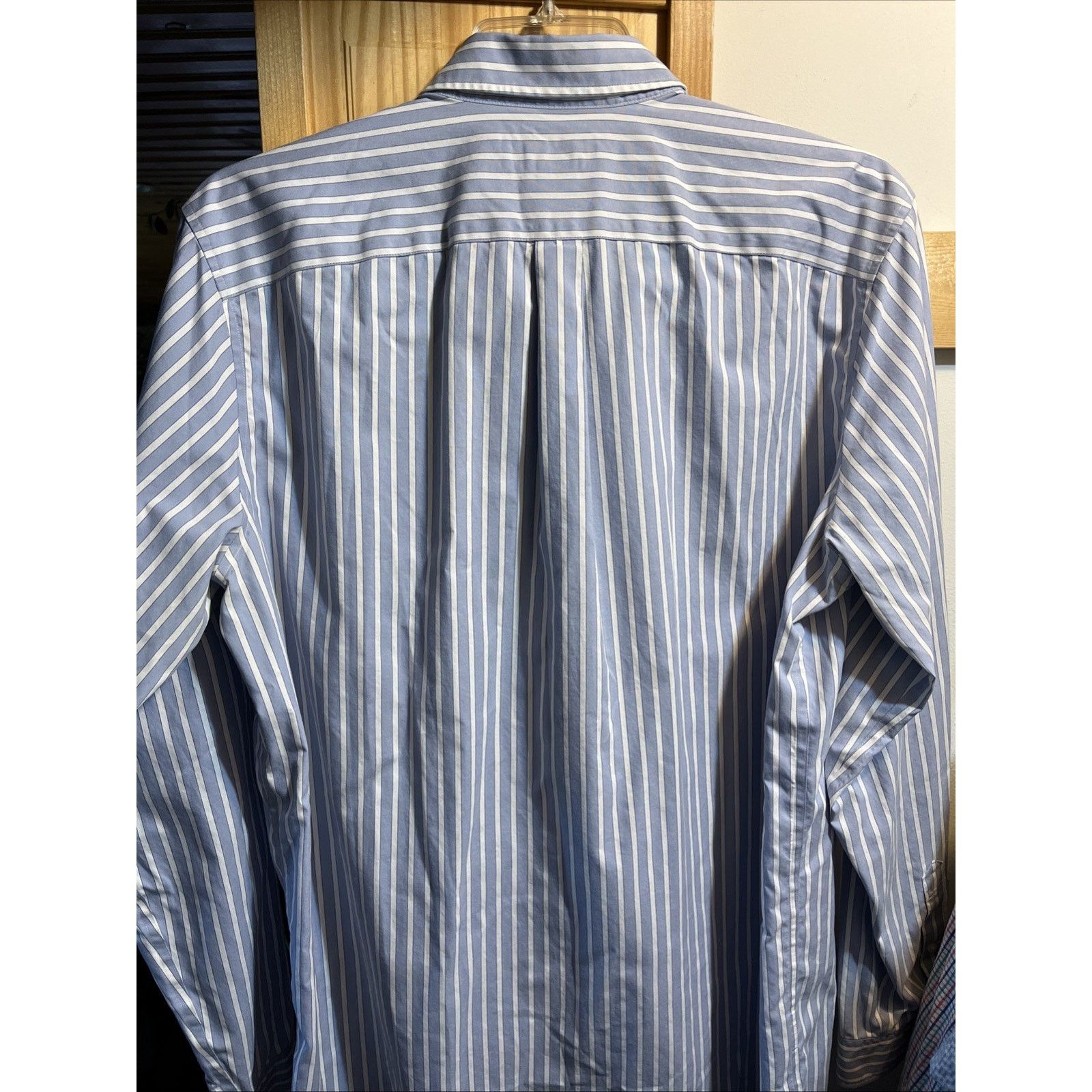 Eddie Bauer Eddie Bauer Men’s Blue Striped Shirt XLT Cotton LS Button Size US XL / EU 56 / 4 - 6 Thumbnail