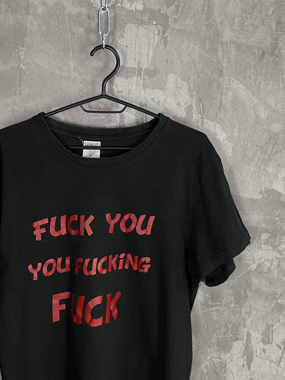Vintage Vintage "Fuck You You Fucking Fuck" T-shirt Humor Size US M / EU 48-50 / 2 - 4 Thumbnail