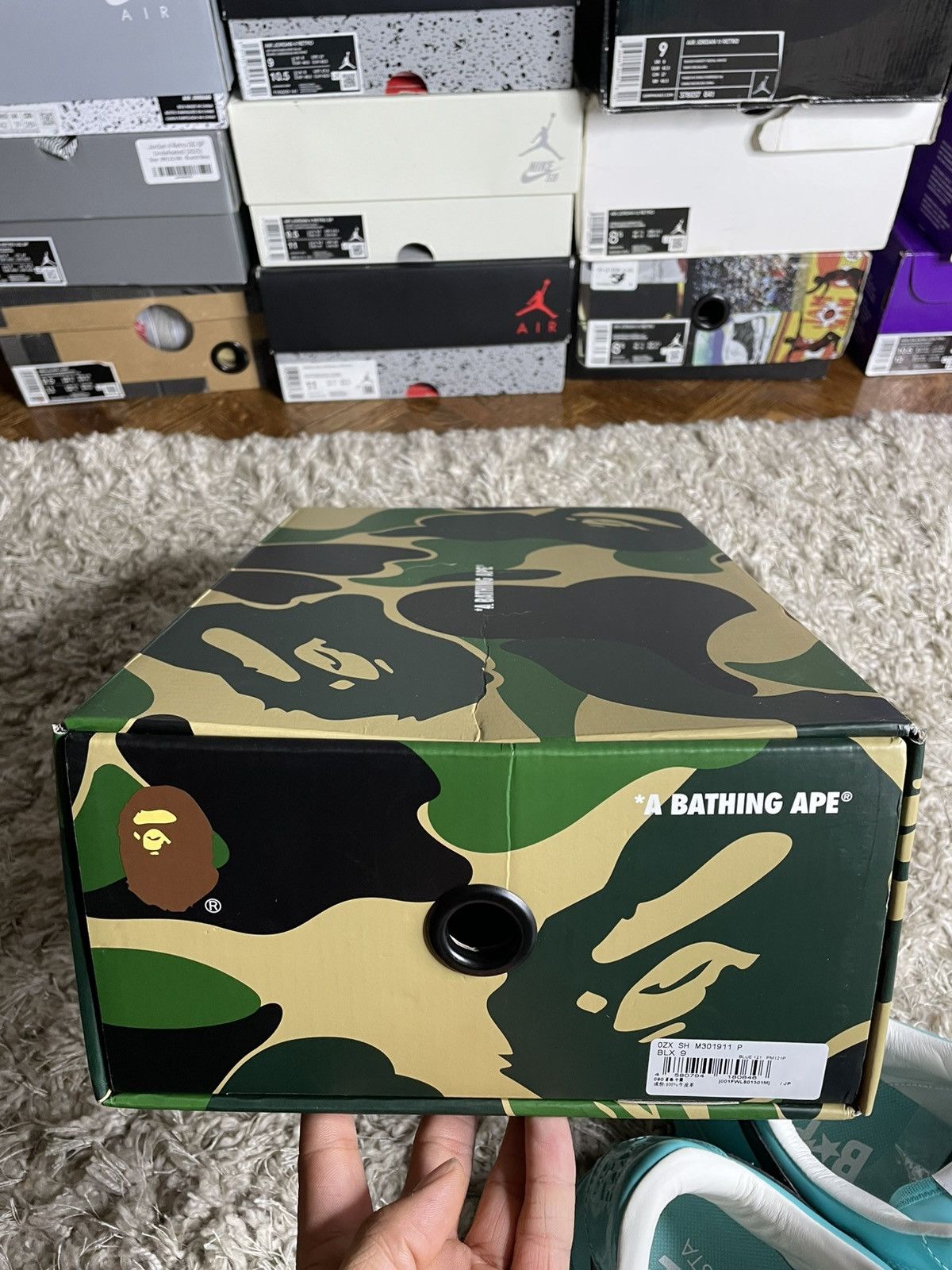 Bape Bapesta #1 M2 Blue/Turquoise Size US 9 / EU 42 - 14 Thumbnail