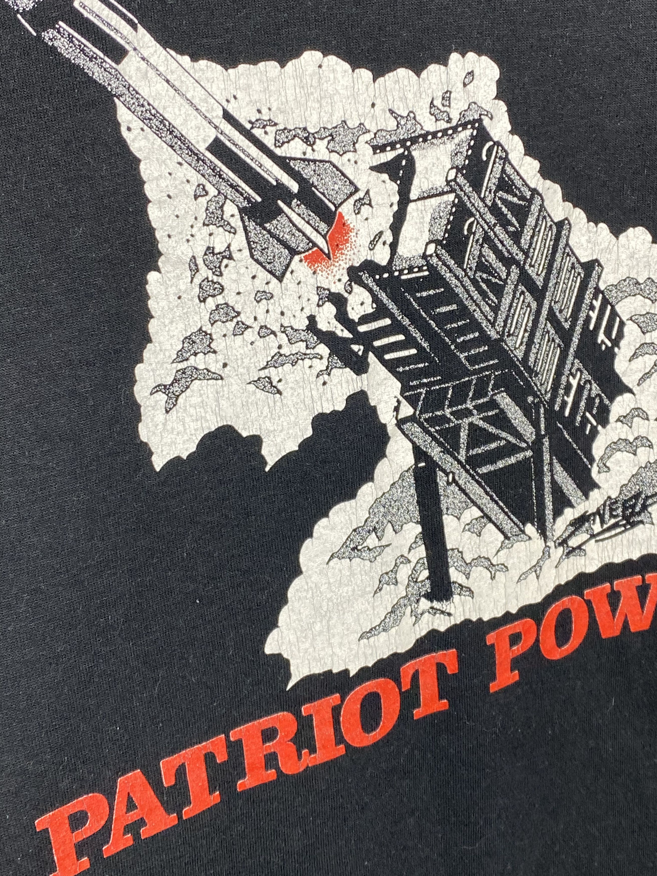 Vintage Rare Military War US Army Patriot Power Single Stitch Shirt Size US L / EU 52-54 / 3 - 5 Thumbnail