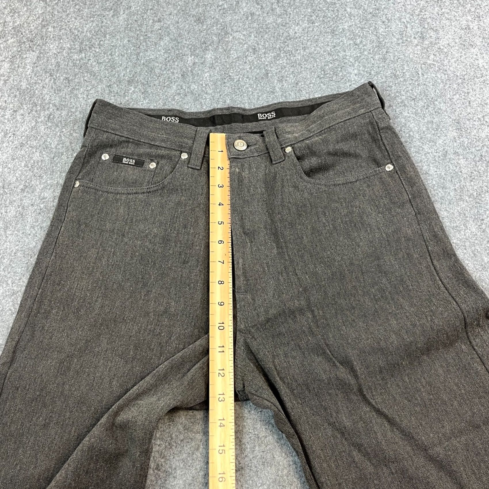 Hugo Boss HUGO BOSS Jeans Straight 30 30 Grey Vintage Relaxed Denim 5-Pocket Mens Clothing Size US 30 / EU 46 - 5 Thumbnail