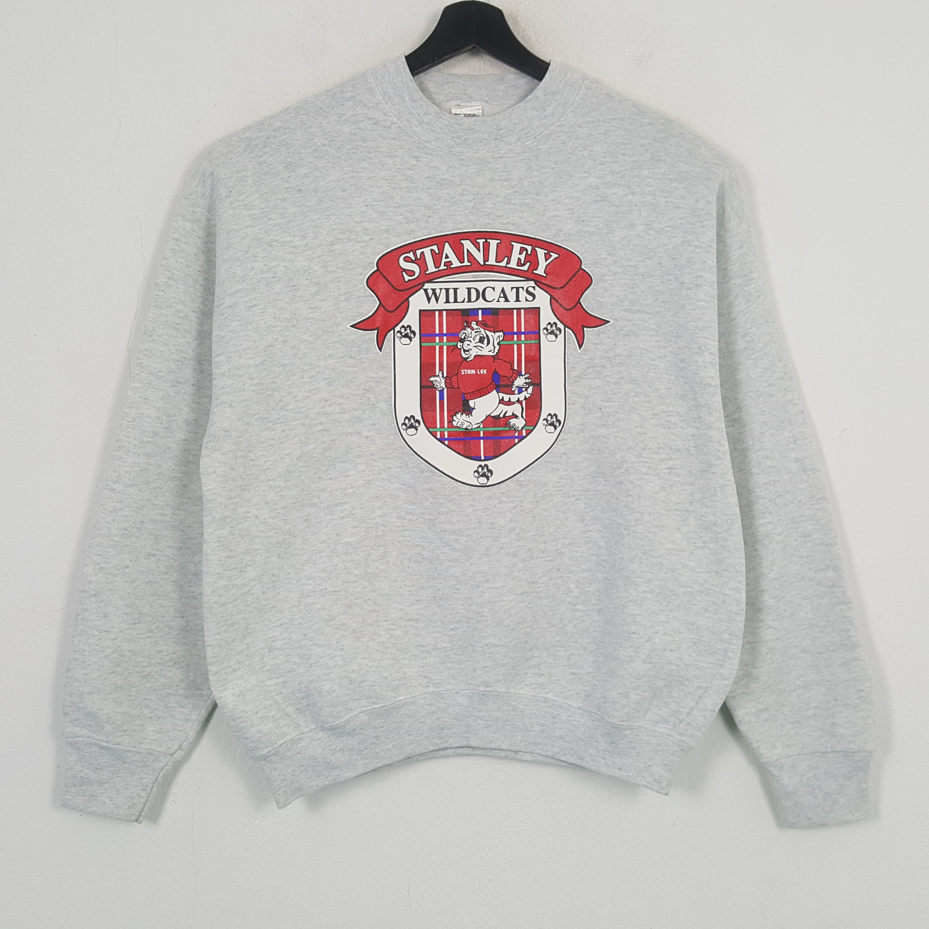 Vintage STANLEY WILDCATS Vintage Sweatshirt C290N8 Size US M / EU 48-50 / 2 - 1 Thumbnail