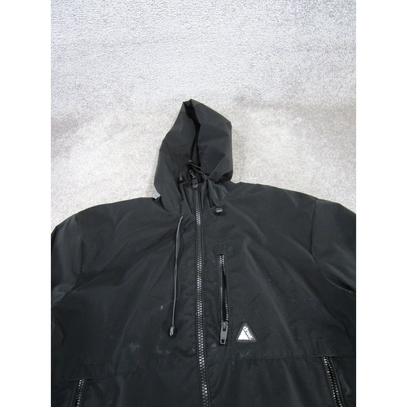 Zara Mens Soft Shell Jacket Black Medium Zara Windbreaker Hooded Size US M / EU 48-50 / 2 - 2 Thumbnail