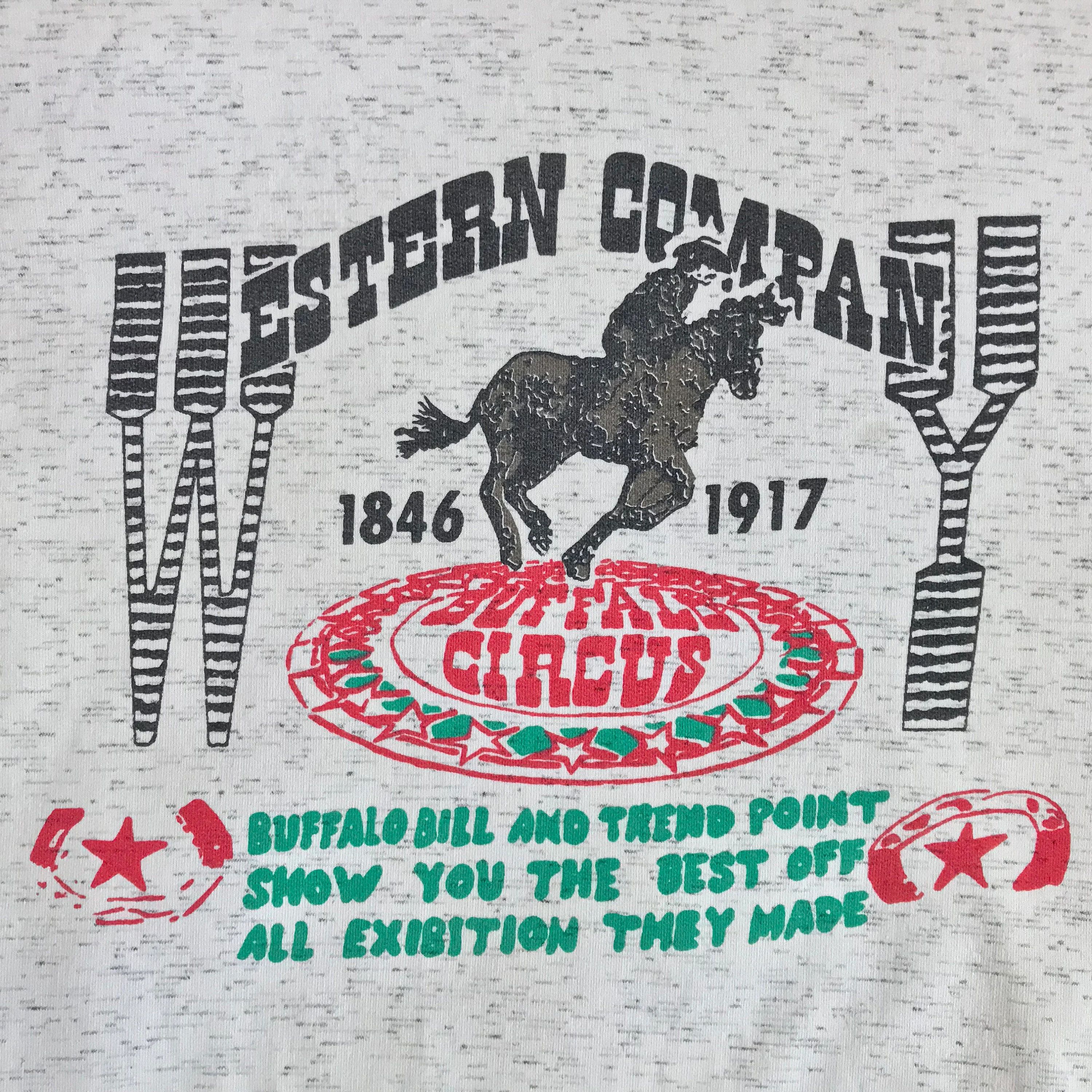 Vintage 80s 90s BUFFALO BILL Sweatshirt Western Cowboy Crewneck Boxy Size US XL / EU 56 / 4 - 8 Thumbnail