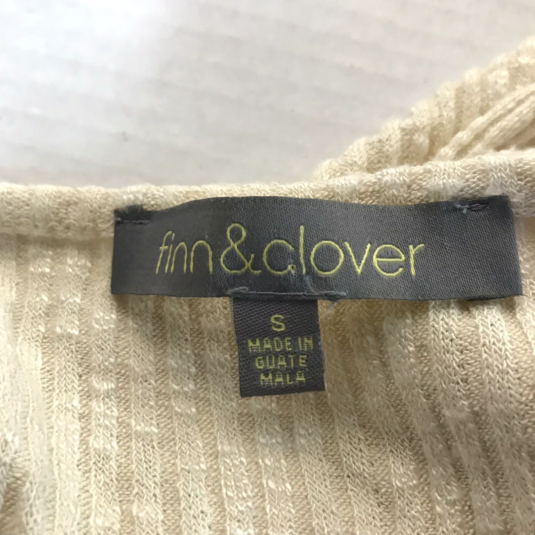 Vintage Finn & Clover Beige Sleeveless Fit & Flare Knee Length Dress Womens Size S Asymmetric Ruffle Modern Casual Size S / US 4 / IT 40 - 3 Thumbnail