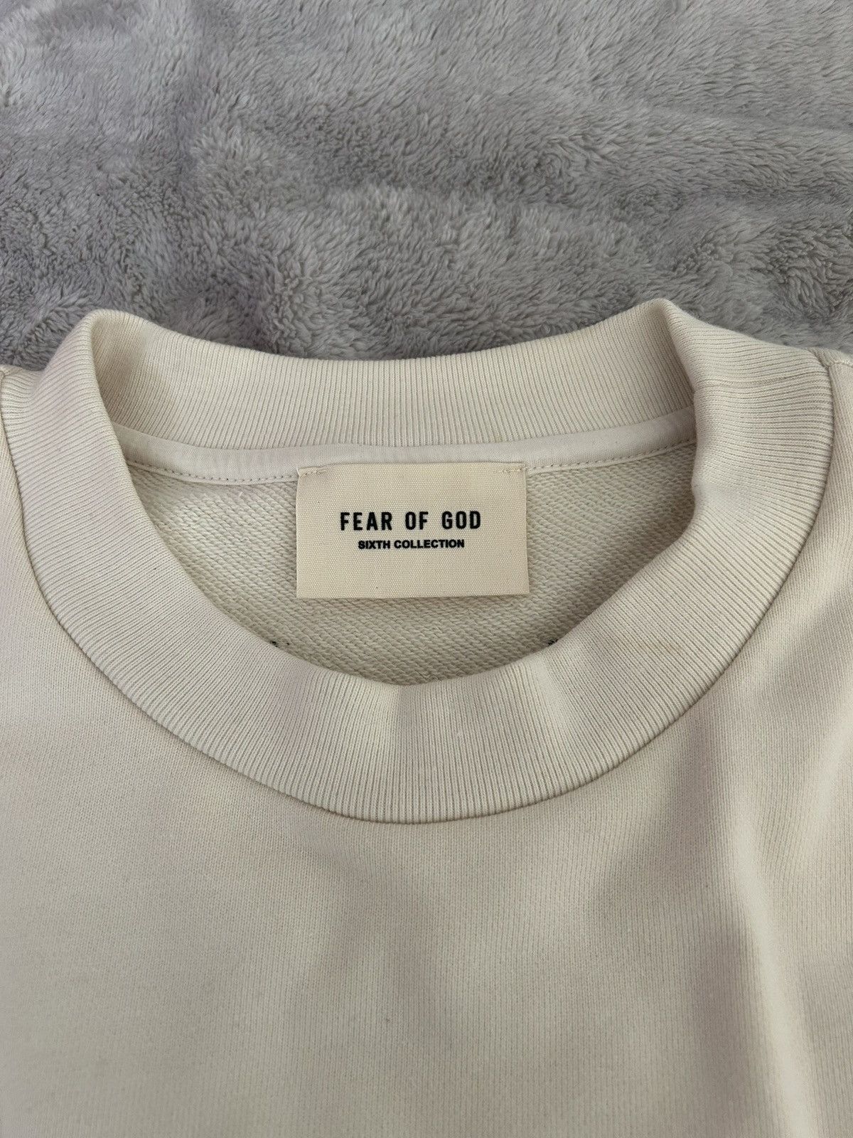 Fear of God Sixth Collection Logo Crewneck Size L