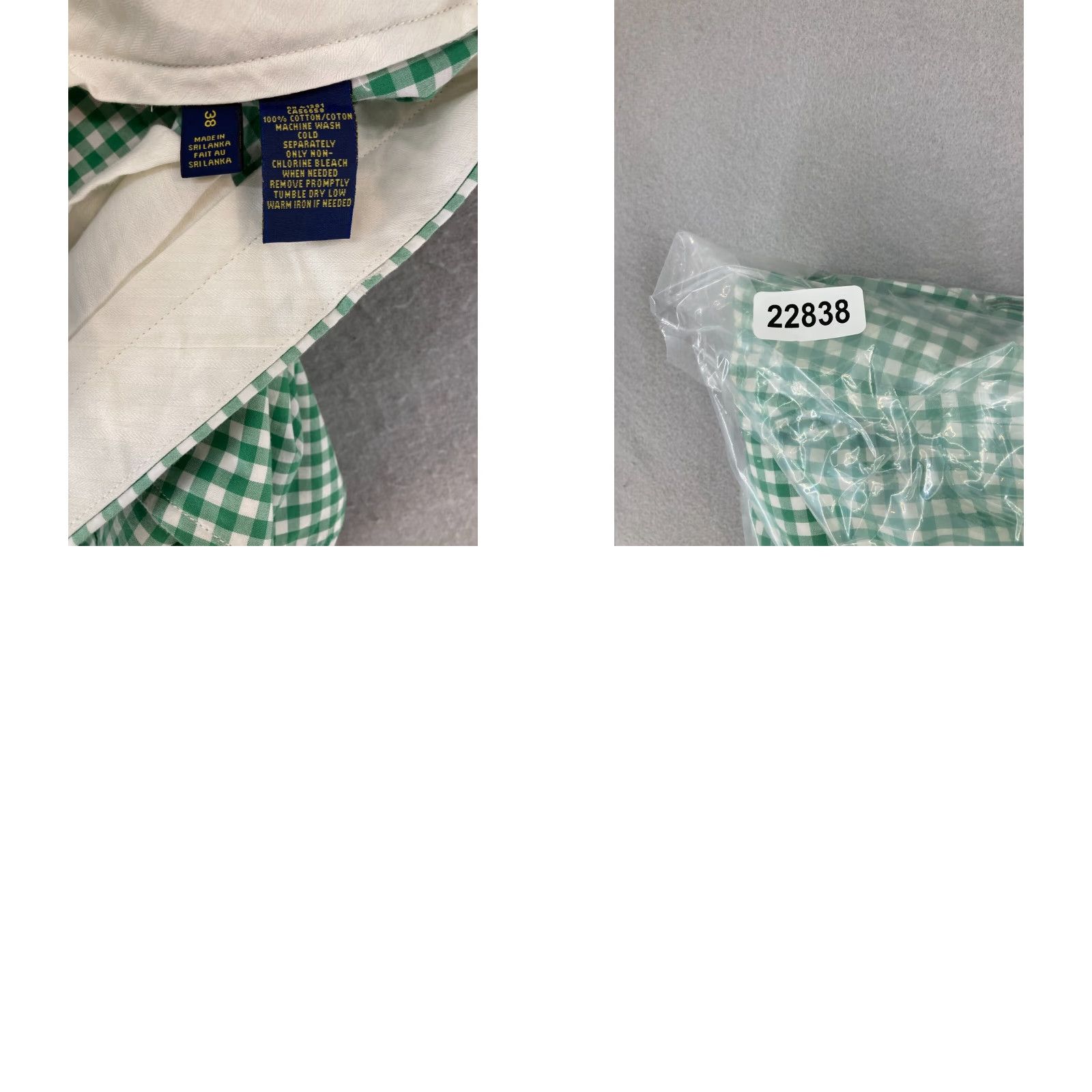 Polo Ralph Lauren Polo Ralph Lauren Mens Shorts 38 Green Check Preppy Size US M / EU 48-50 / 2 - 8 Thumbnail
