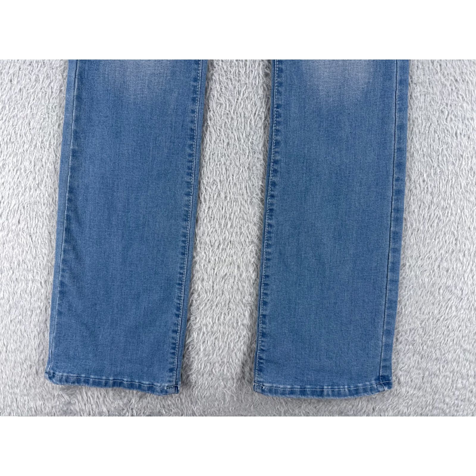 Shein SheIn Jeans Women's Jeans 4 Blue Denim Flare Cotton Blend Stretch Mid Rise 26x30 Size 27" / US 4 / IT 40 - 2 Thumbnail