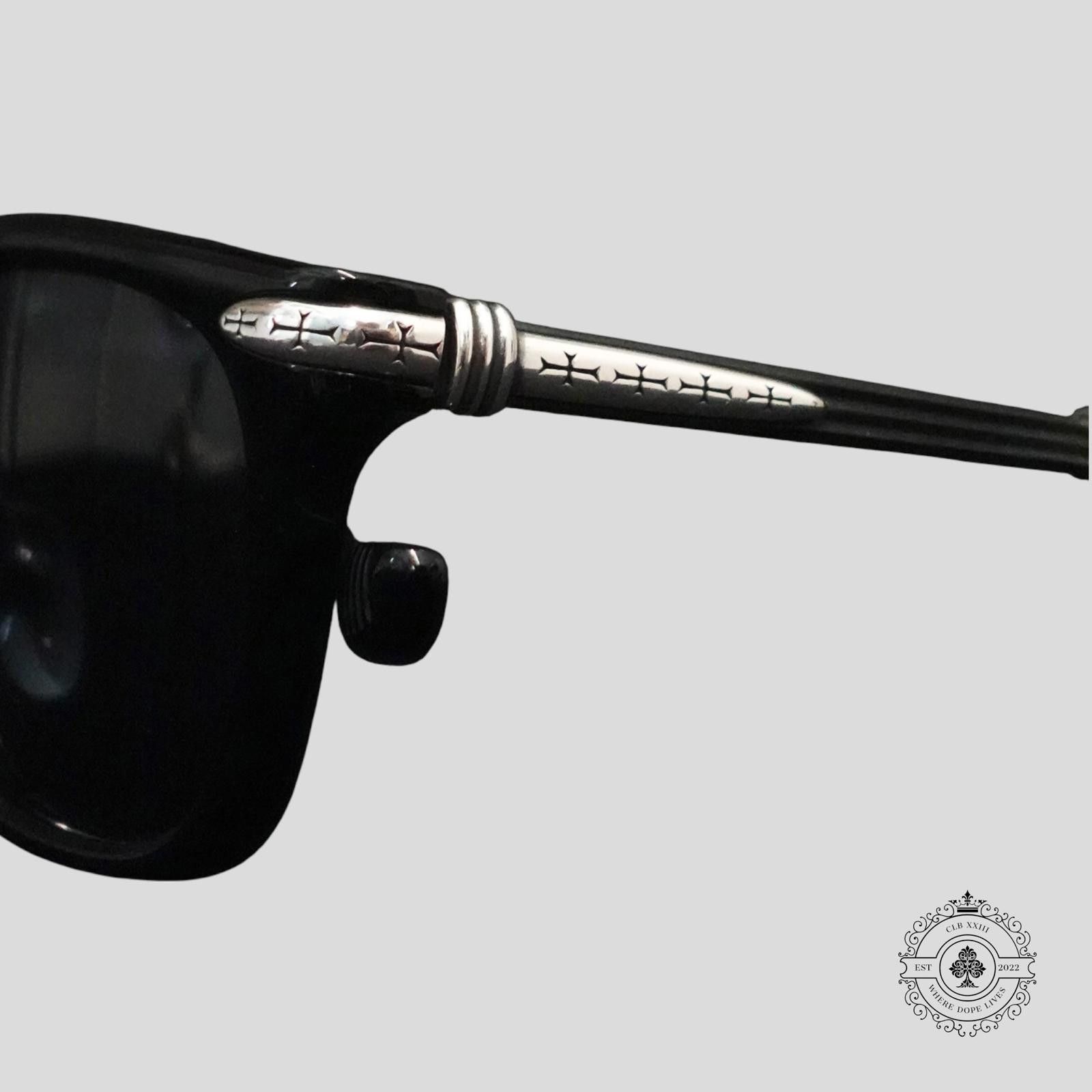 Chrome Hearts Chrome Hearts Titanasluvr Glasses in Black/Silver Size ONE SIZE - 3 Thumbnail
